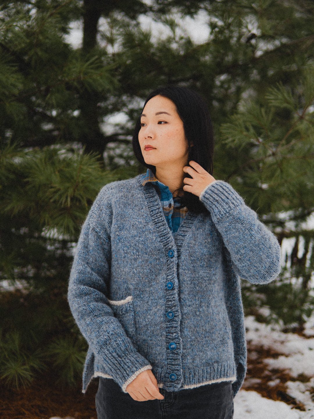 How to knit an A-line mod on bottom up garments.