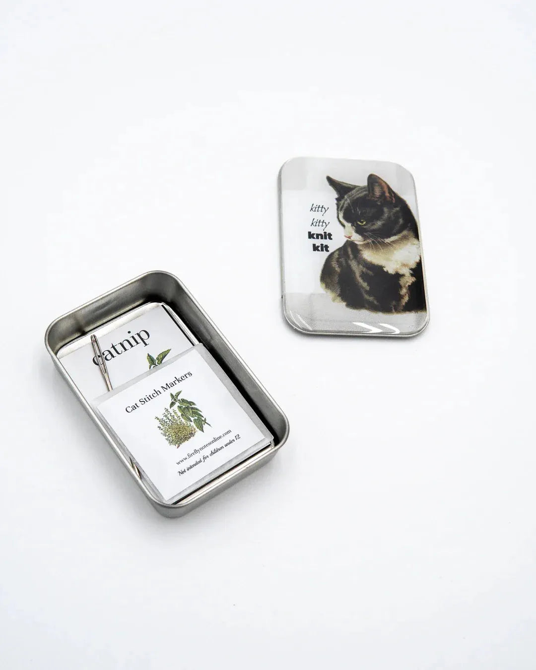 Kitty Kitty Knit Kit (Notions Kit, With Tin) - Aimee Sher Makes