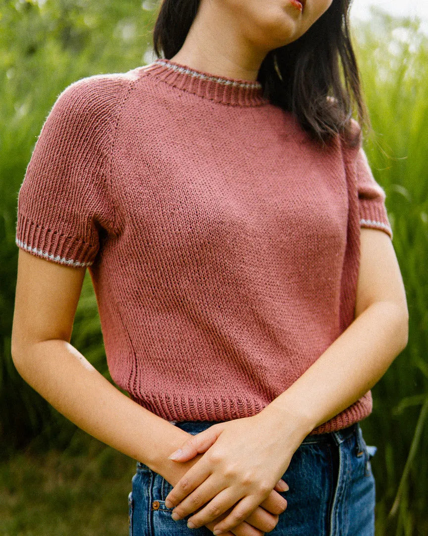 Coloring Book Tee - Knitting Pattern (PDF)