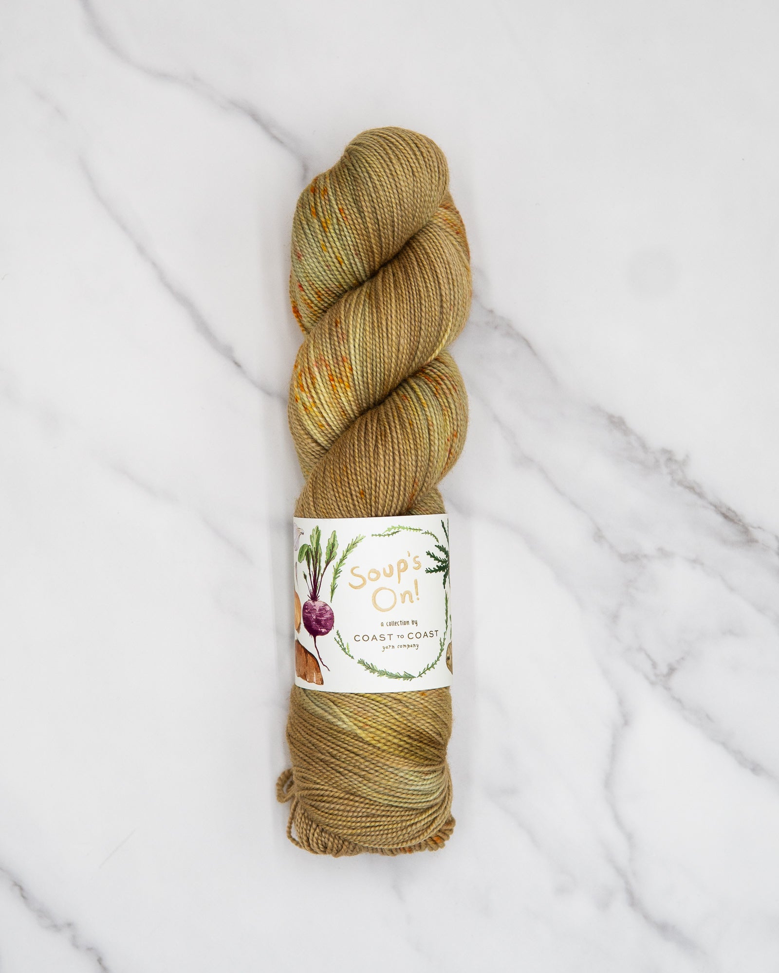 Clara's Playtime Mittens Light Kit - Natural Sock by Coast to Coast Yarn Co