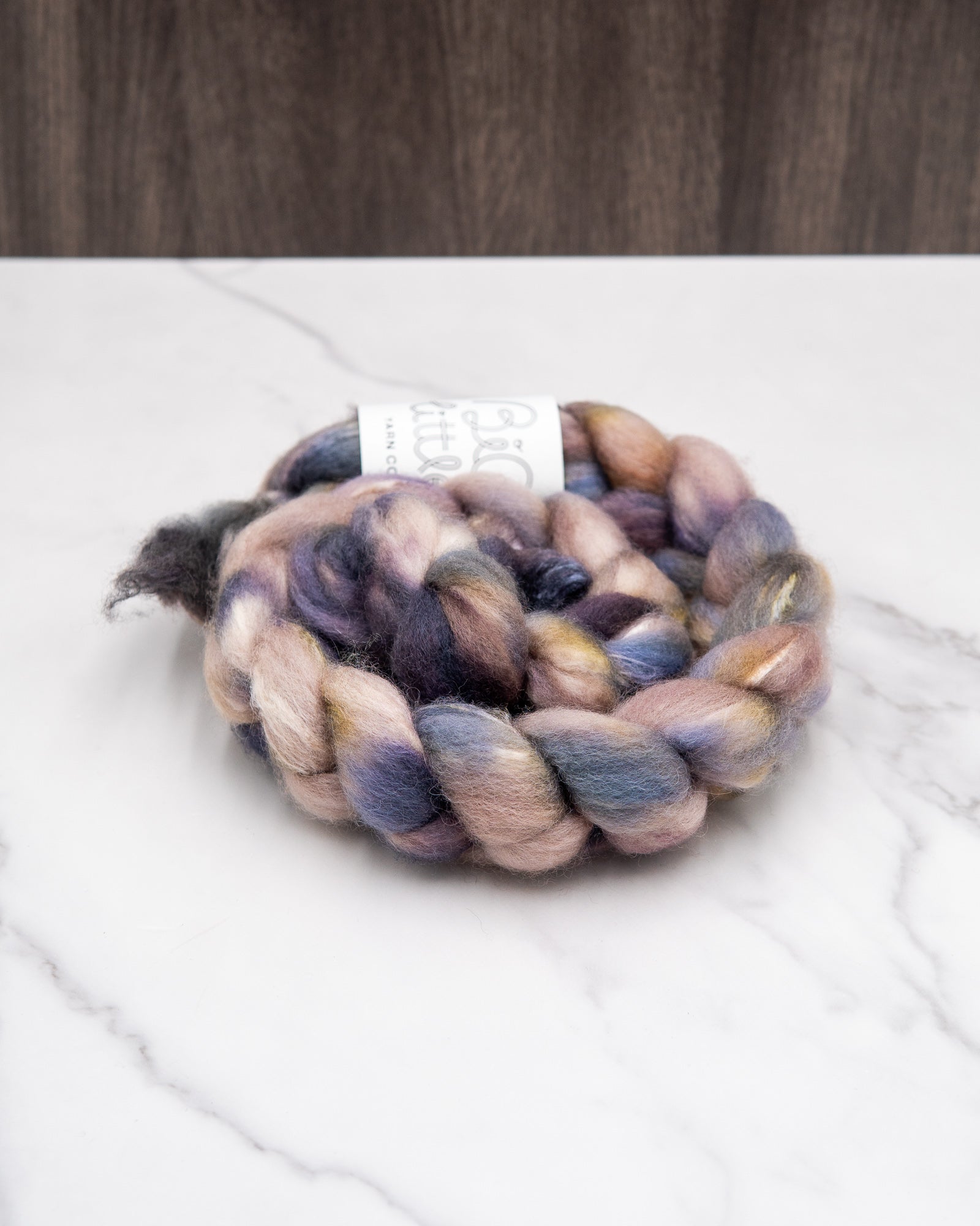 BFL/Tussah Silk Fiber - Hand Dyed Combed Top