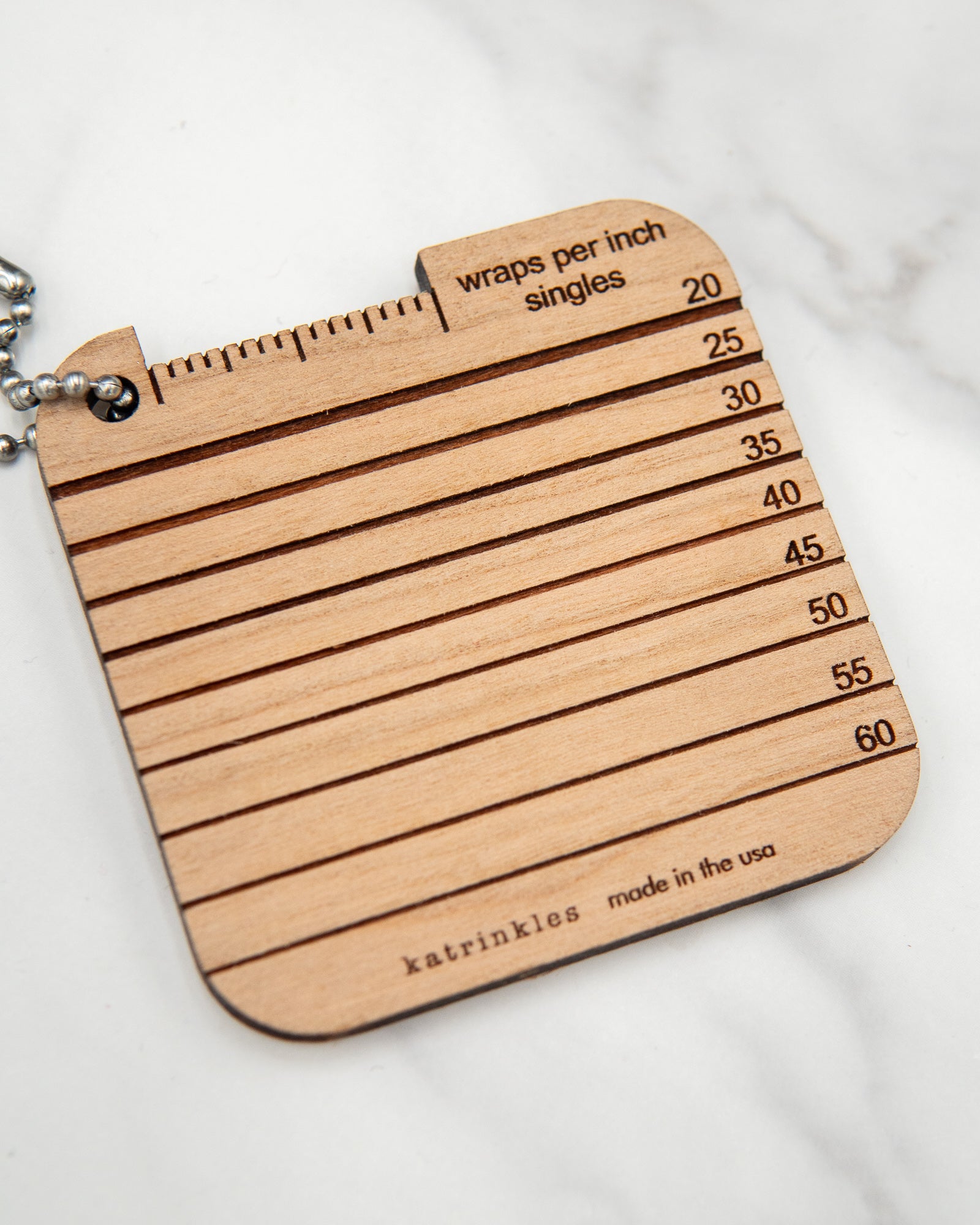 Mini Yarn Weight WPI Tool
