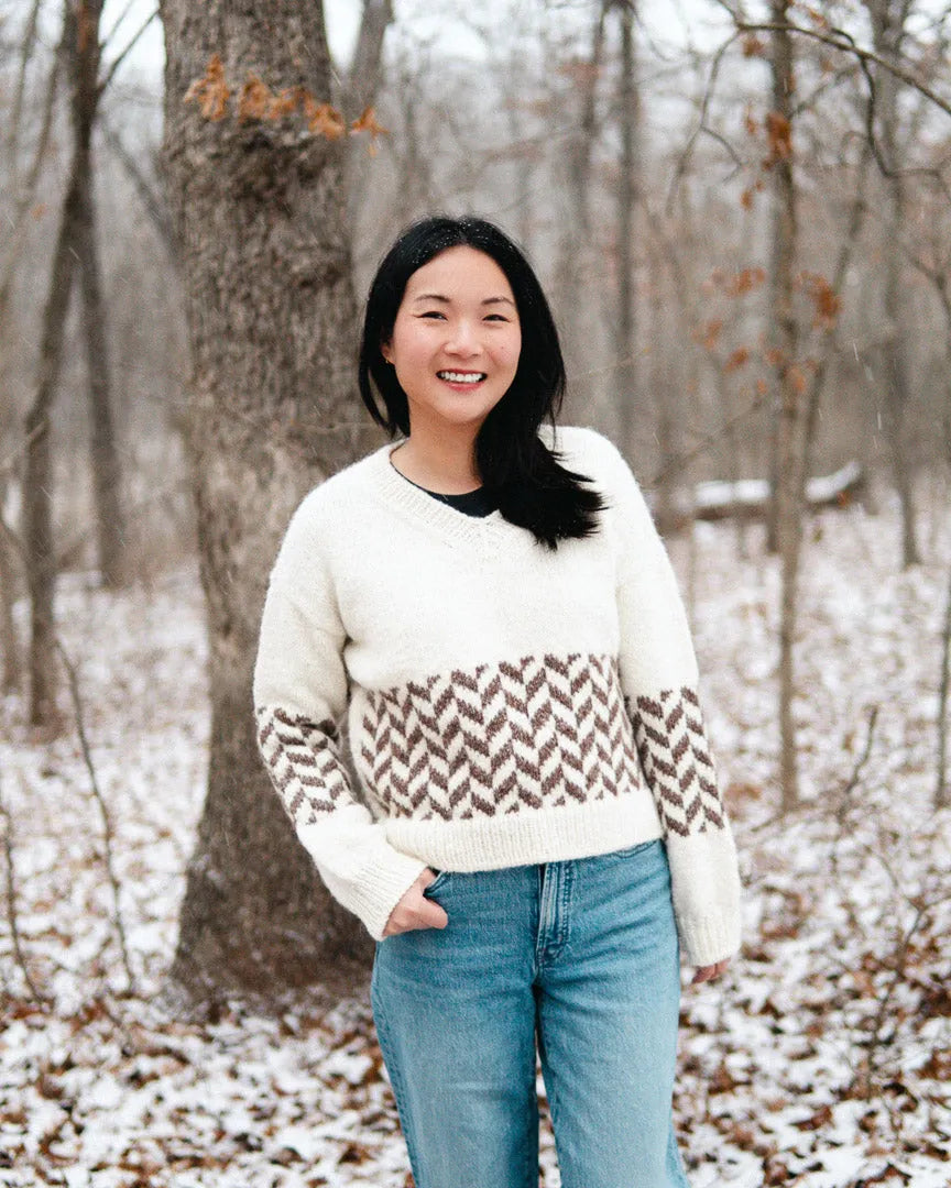 Directional Pullover - Knitting Pattern (PDF)