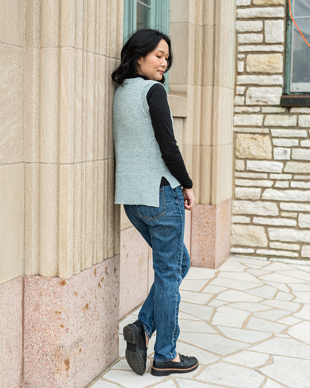 Reading Room Slipover - Knitting Pattern (PDF)