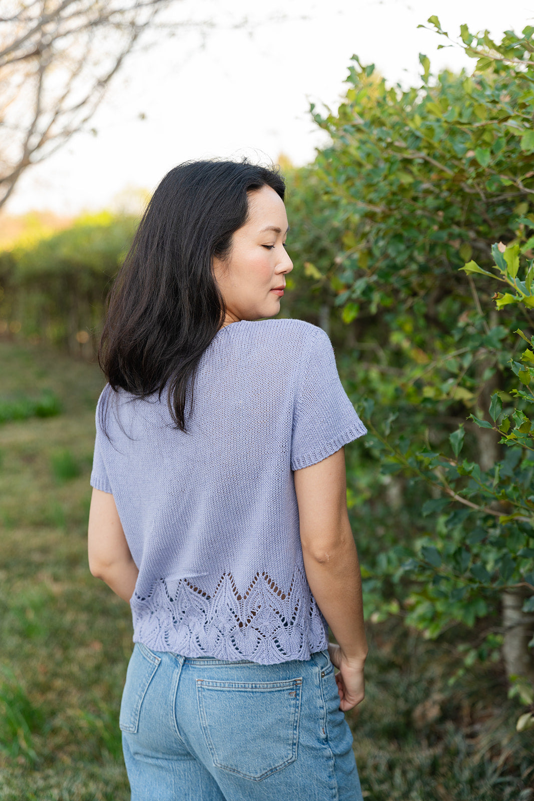 Swallowtail V-neck - Knitting Pattern (PDF)