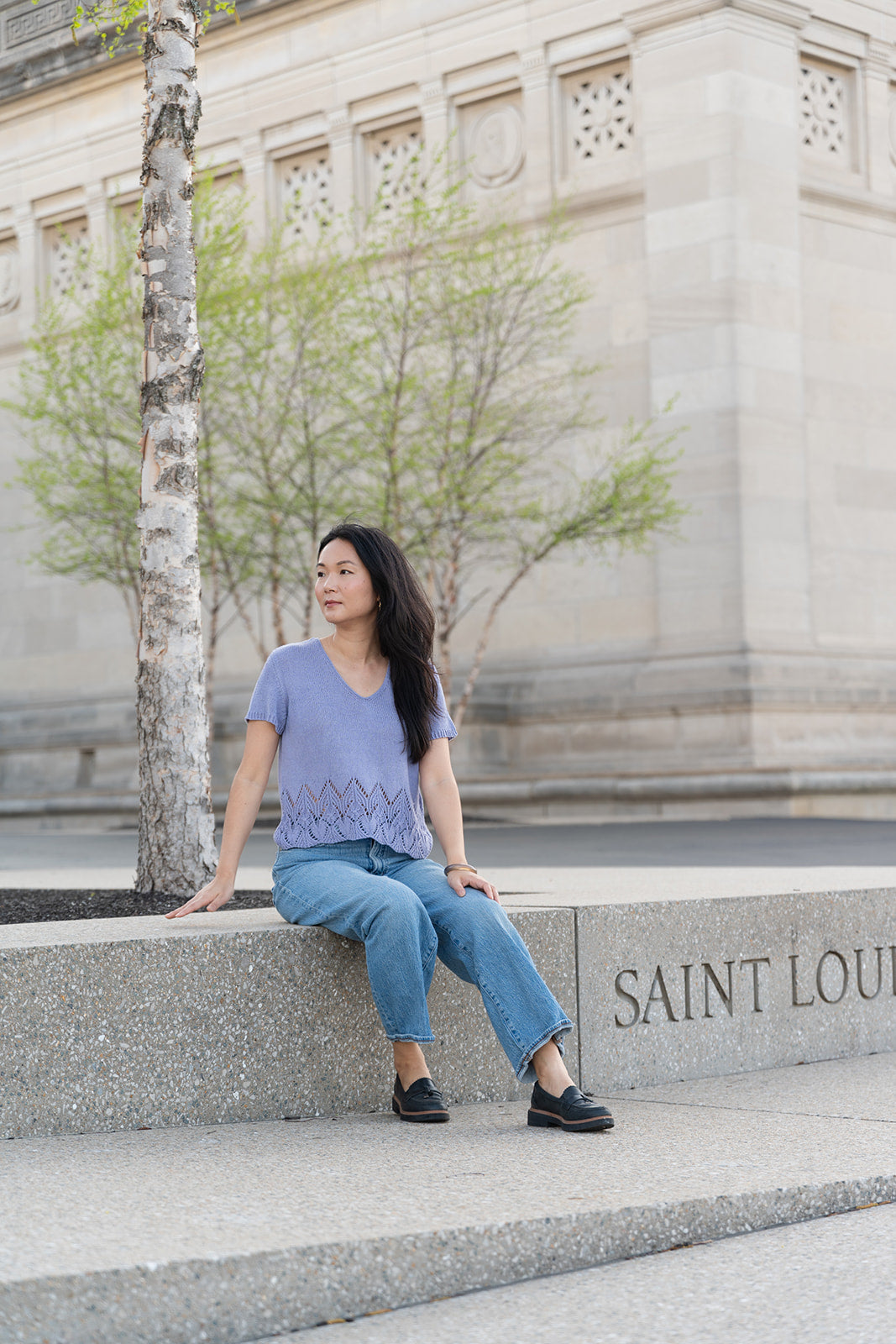 Swallowtail V-neck - Knitting Pattern (PDF)