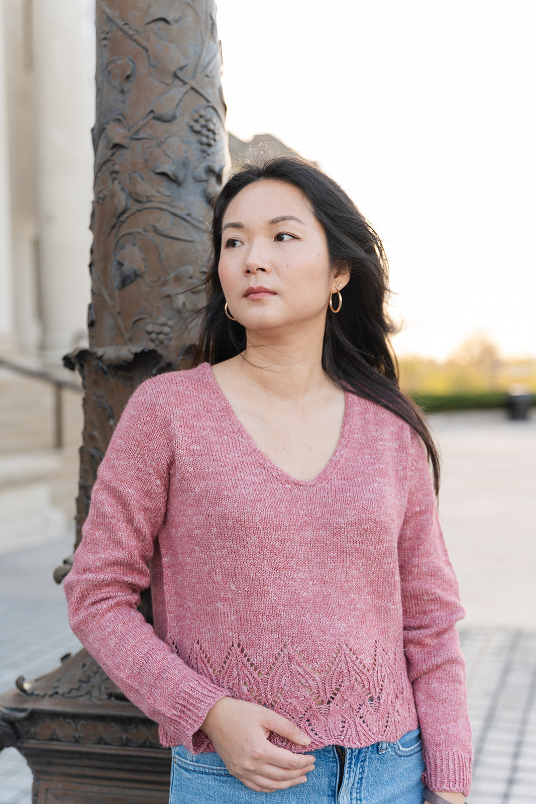 Swallowtail V-neck - Knitting Pattern (PDF)