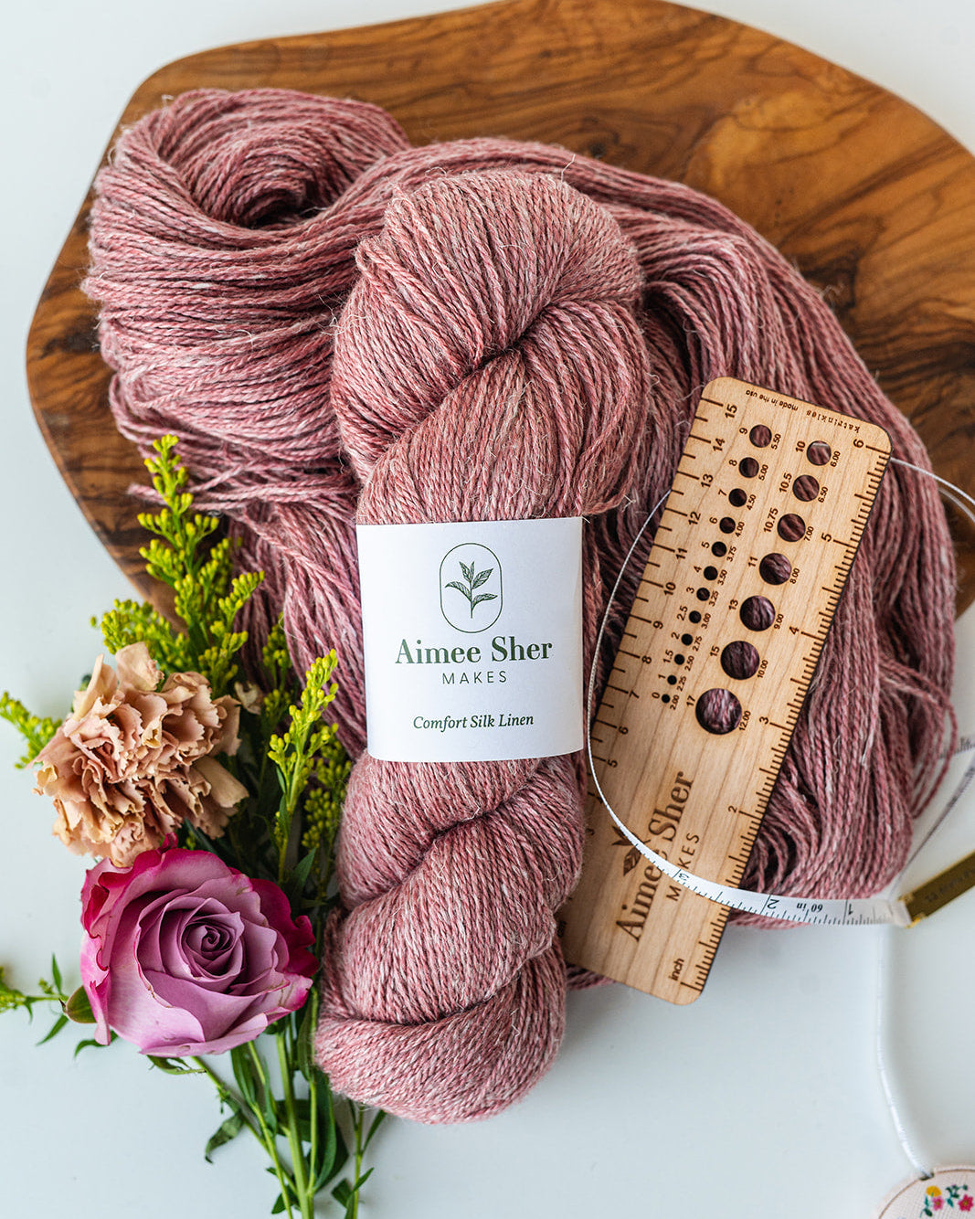 Comfort Silk Linen - Fingering weight yarn