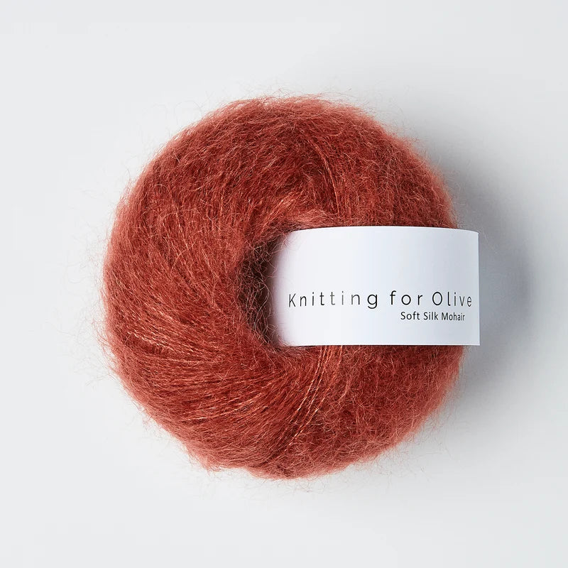 Soft Silk Mohair - Brushed Lace Weight Yarn