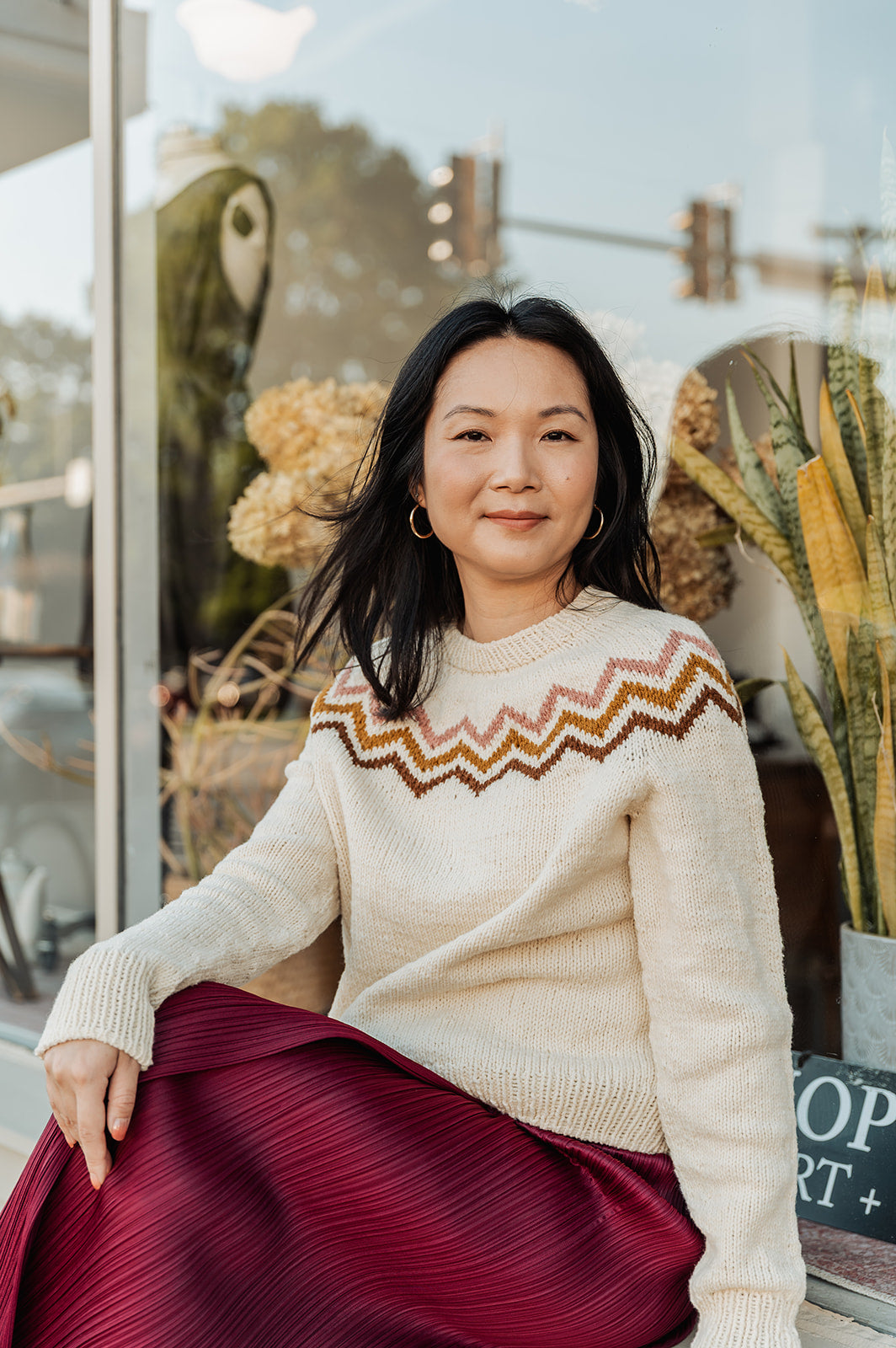 Zig Zag Along Pullover - Knitting Pattern (PDF)