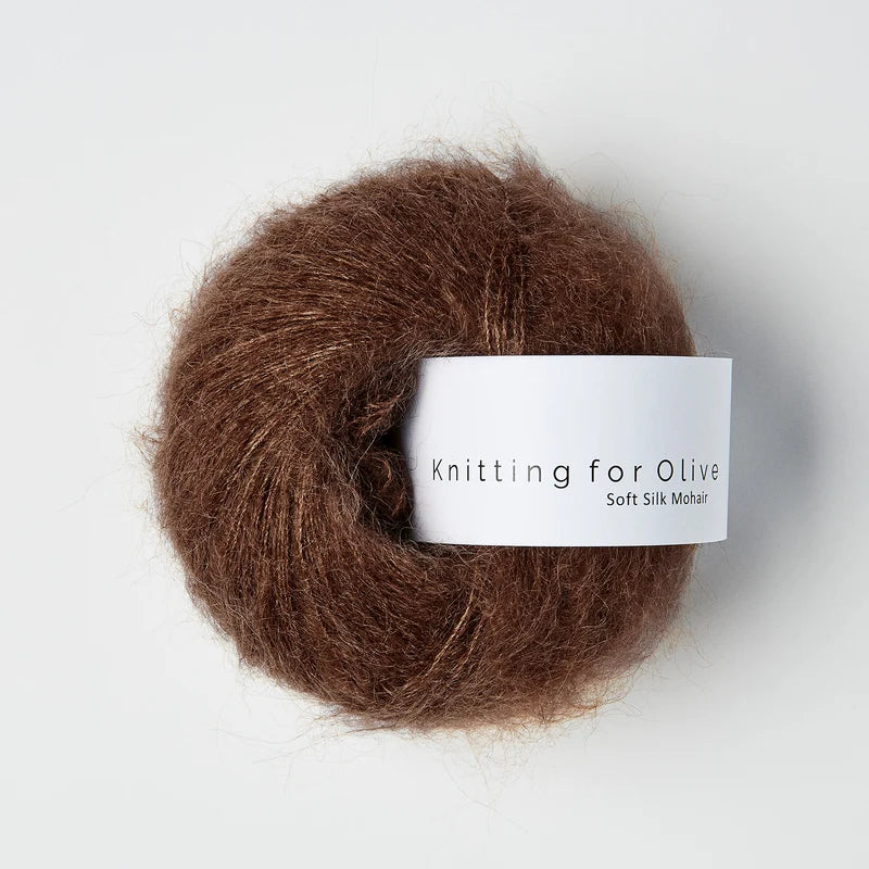 Soft Silk Mohair - Brushed Lace Weight Yarn