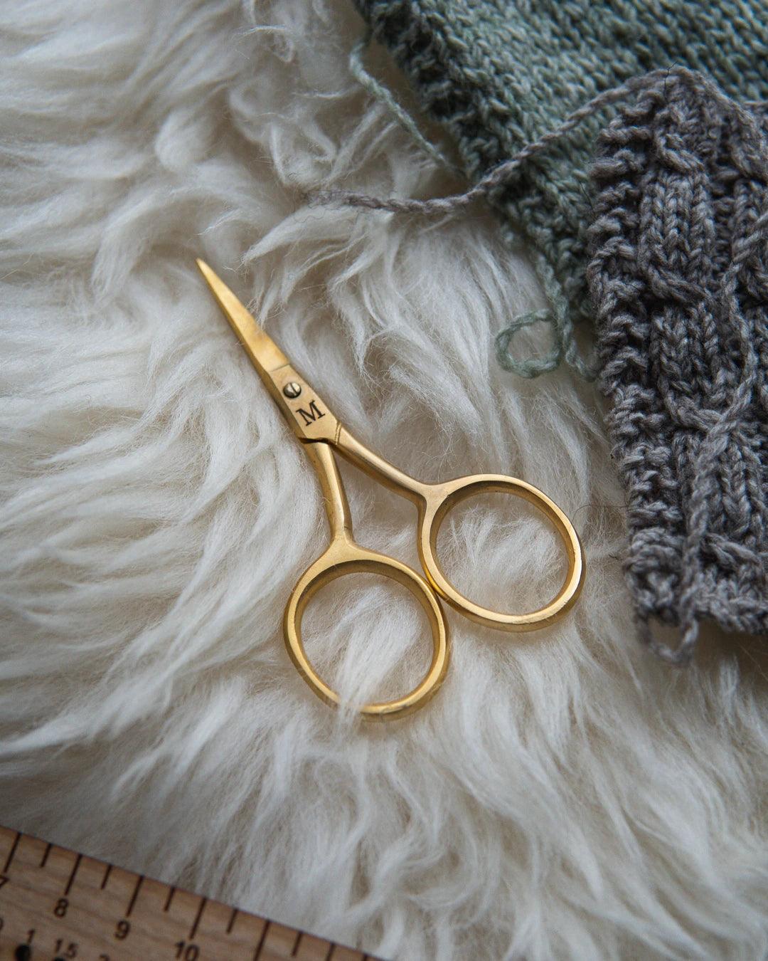 Fine Work Gold Scissors - Aimee Sher Makes