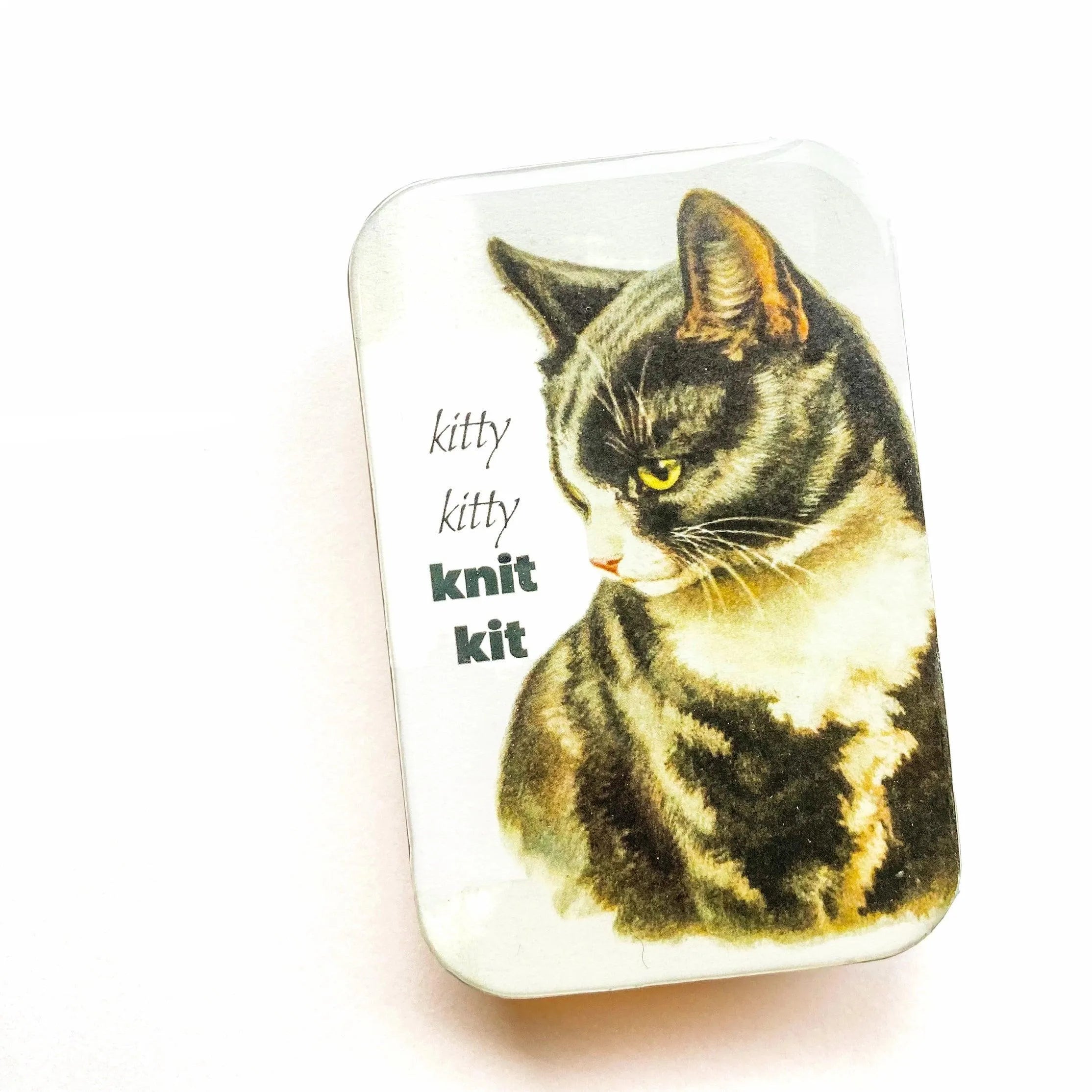 Kitty Kitty Knit Kit (Notions Kit, With Tin) - Aimee Sher Makes