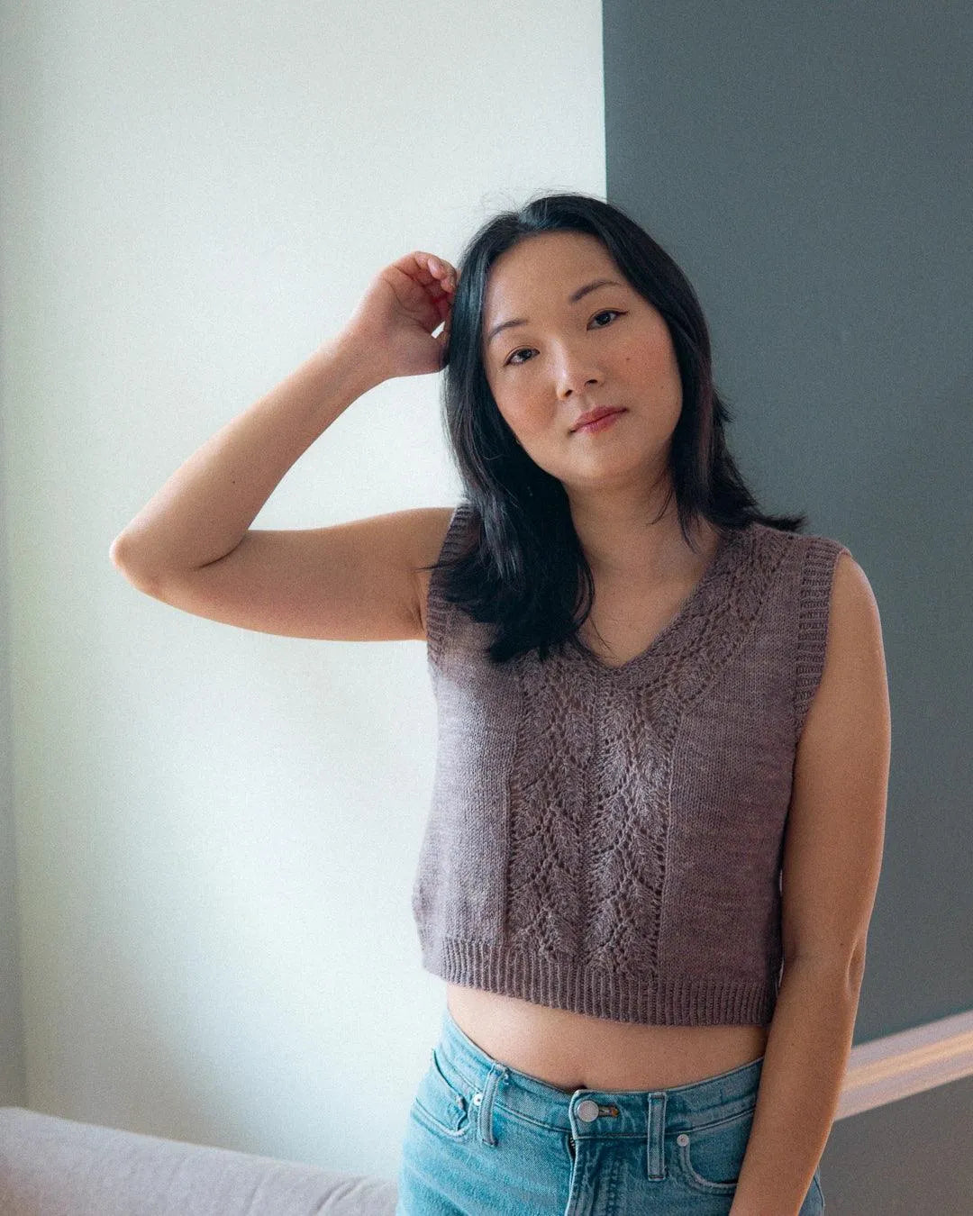 Oolong Tank - Knitting Pattern (PDF) - Aimee Sher Makes