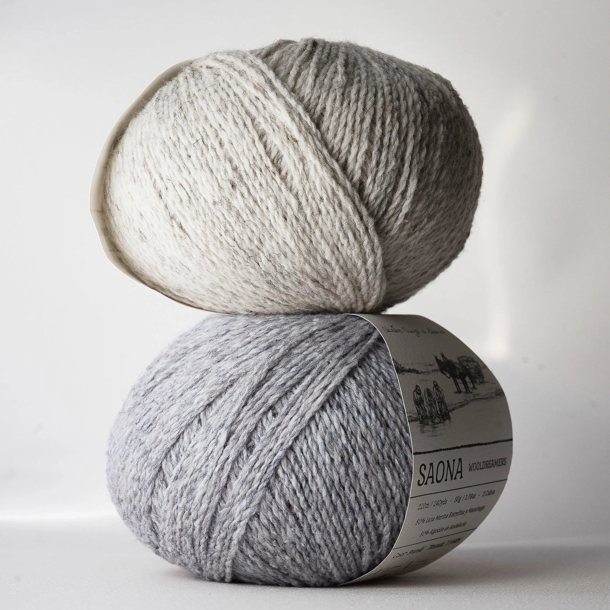 Saona - Cotton and Wool Fingering Weight Yarn - Aimee Sher Makes