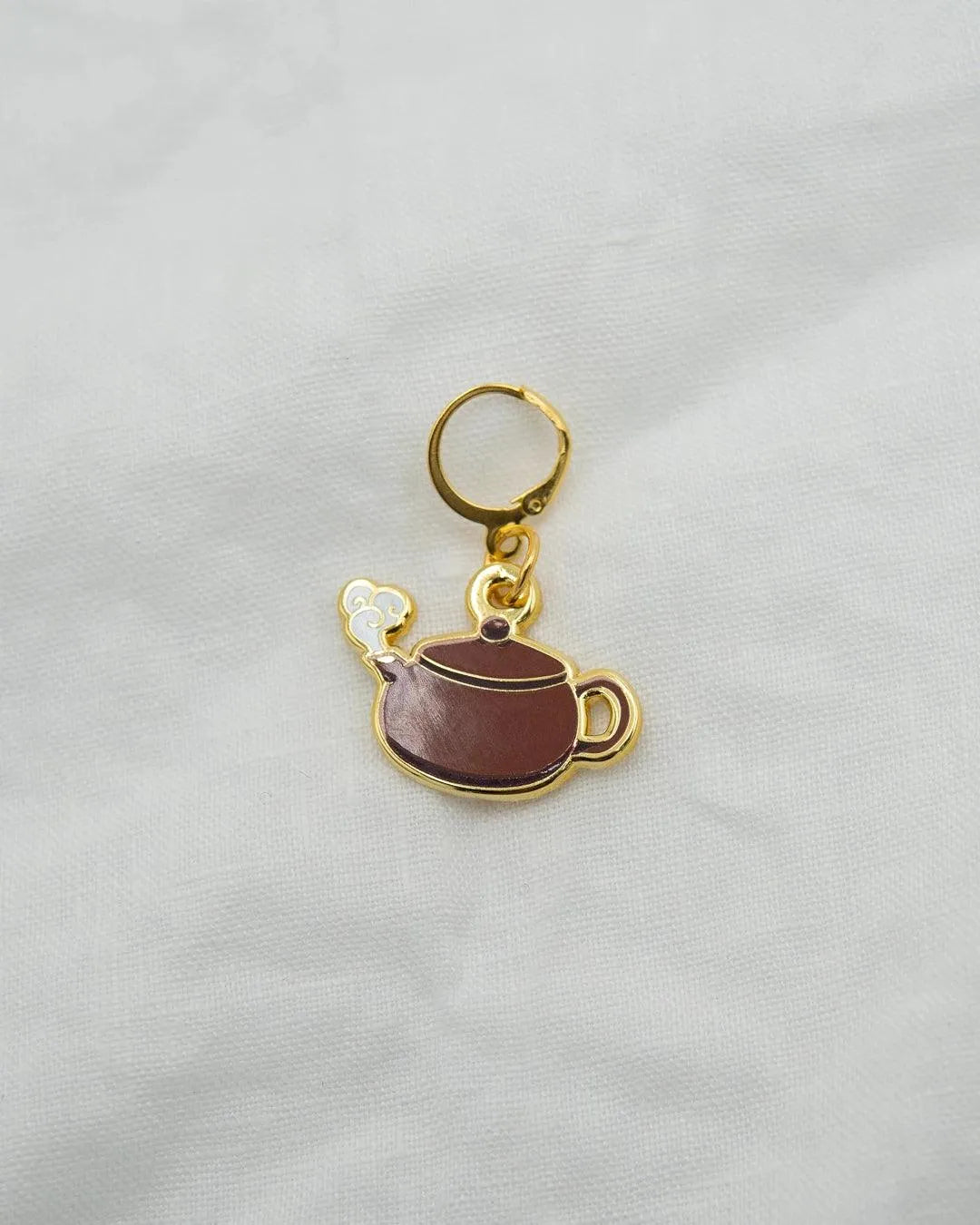 Tea Pot Stitch Marker - Aimee Sher Makes