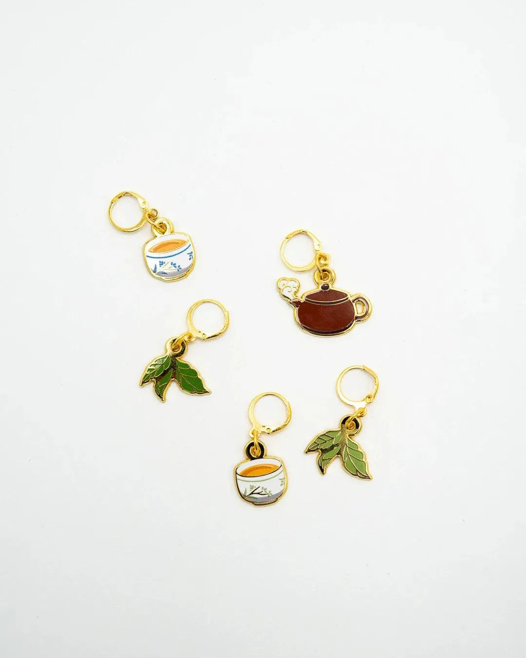 Tea Service Stitch Marker Complete Set - Aimee Sher Makes