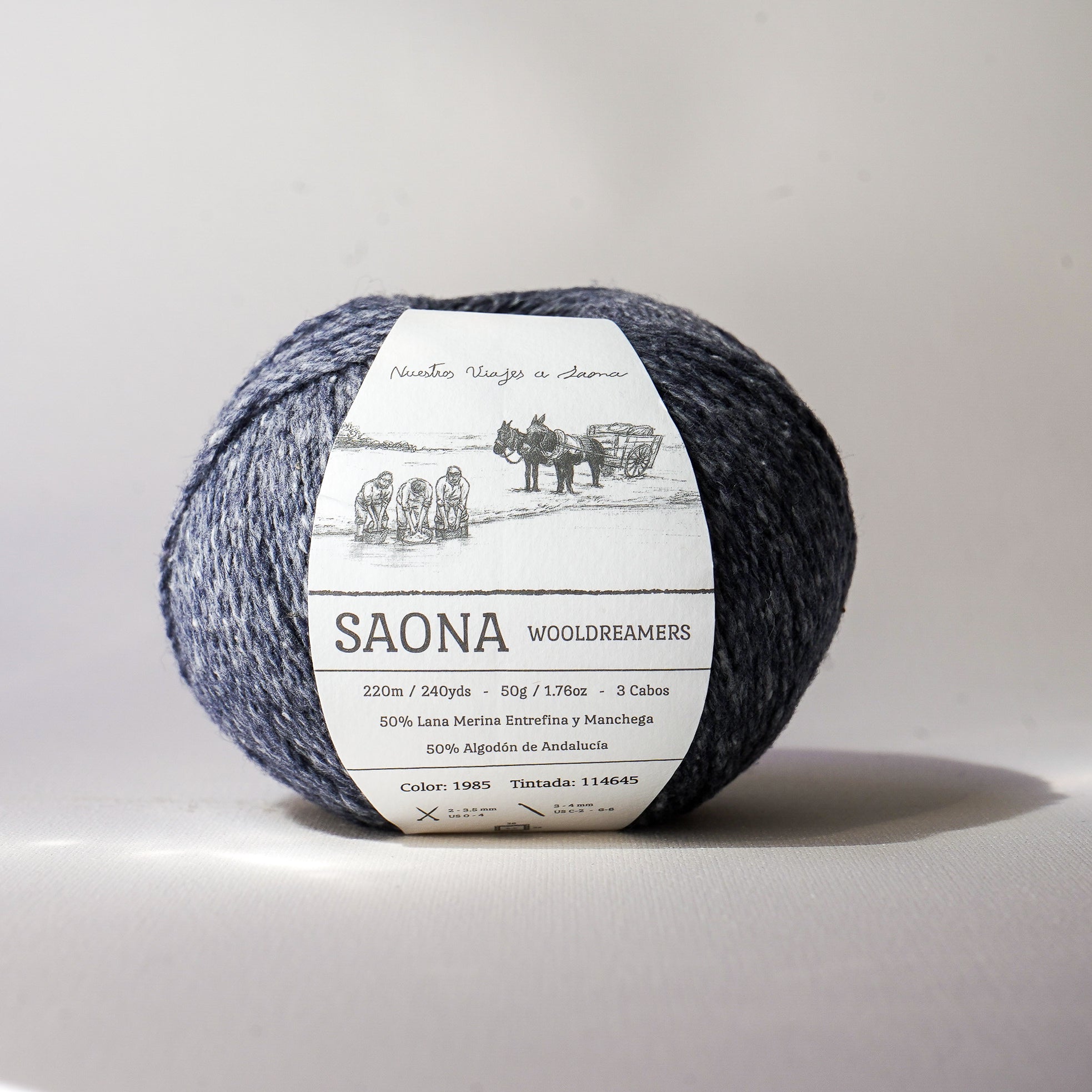 Saona - Cotton/Wool Fingering Weight Yarn