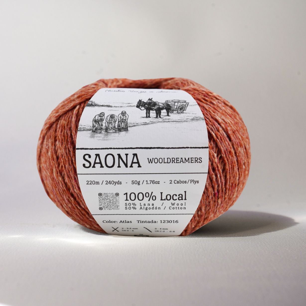 Saona - Cotton/Wool Fingering Weight Yarn