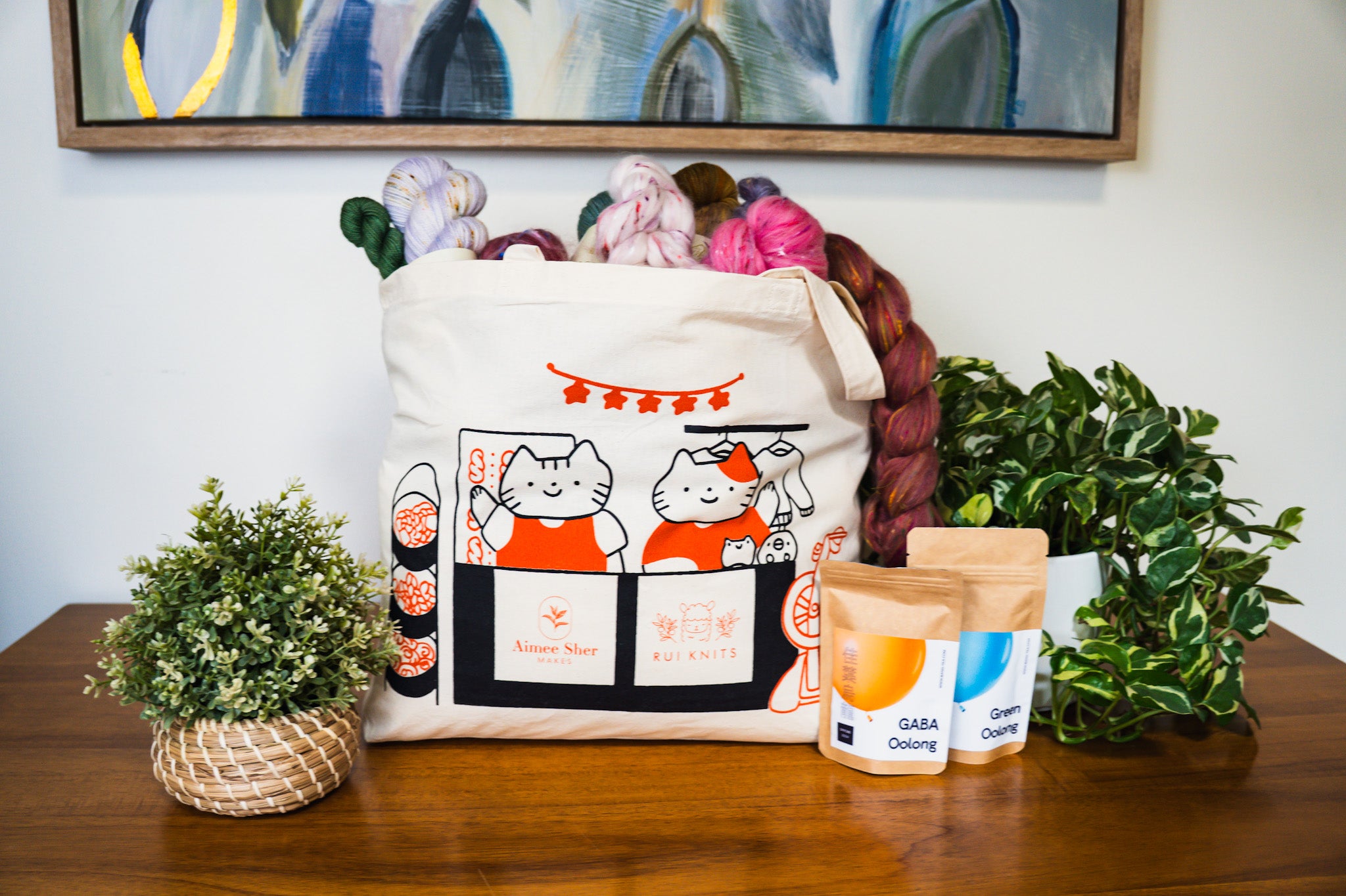 PREORDER FOR PICK UP: A Woolen Affair Tote Bag by Aimee Sher Makes x Rui Knits 2025 - 100% Cotton