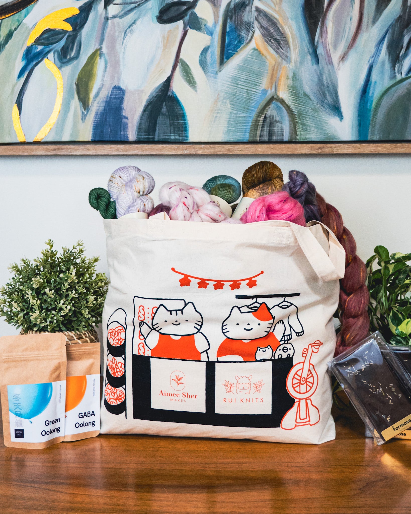 PREORDER FOR PICK UP: A Woolen Affair Tote Bag by Aimee Sher Makes x Rui Knits 2025 - 100% Cotton