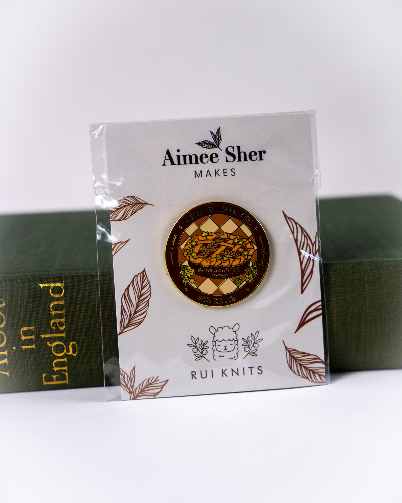 A Woolen Affair 2025 Exclusive Enamel Pin - Aimee Sher Makes x Rui Knits
