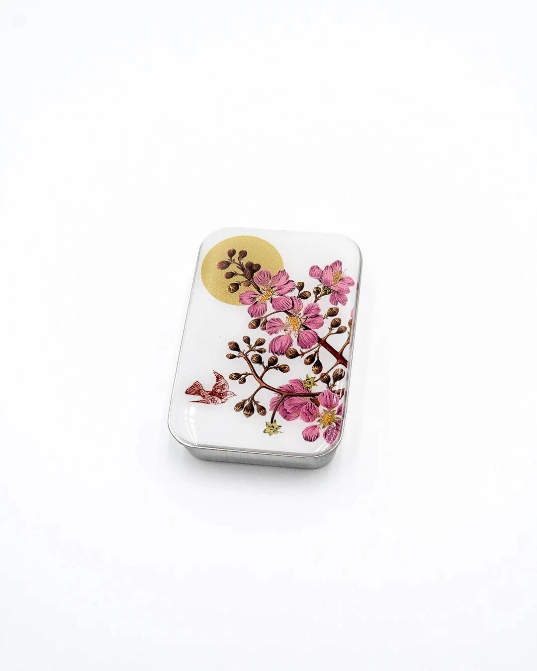 Cherry Blossom & Swallow Notions Tin