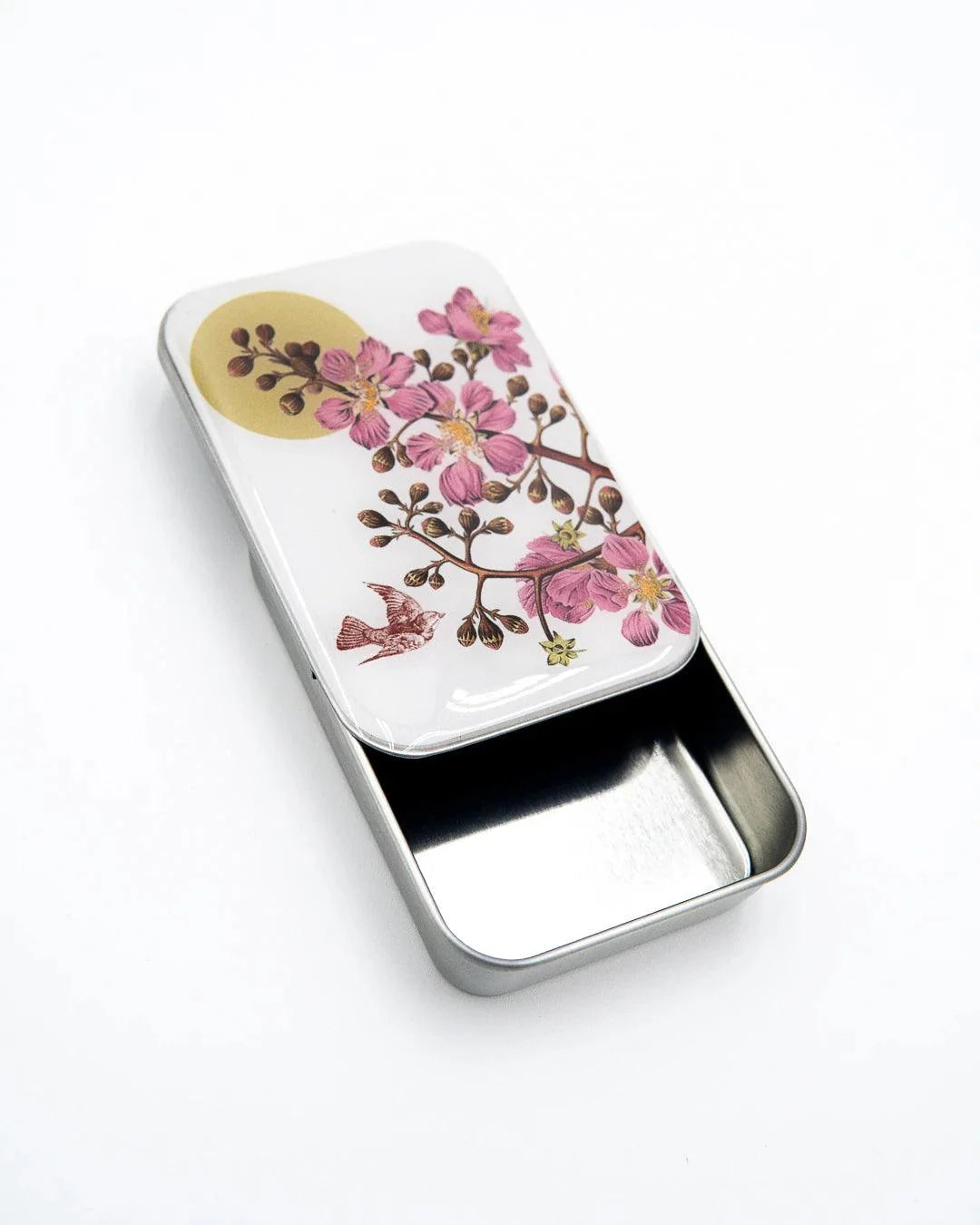 Cherry Blossom & Swallow Notions Tin