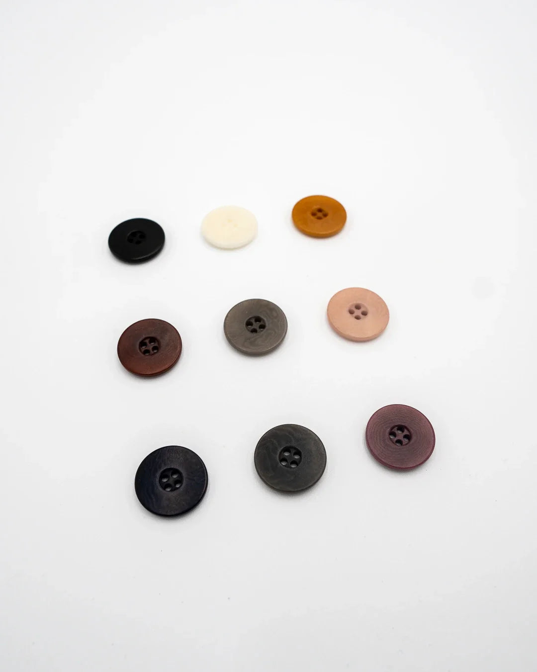 Corozo Buttons -0.9"/ 23mm with flat rim
