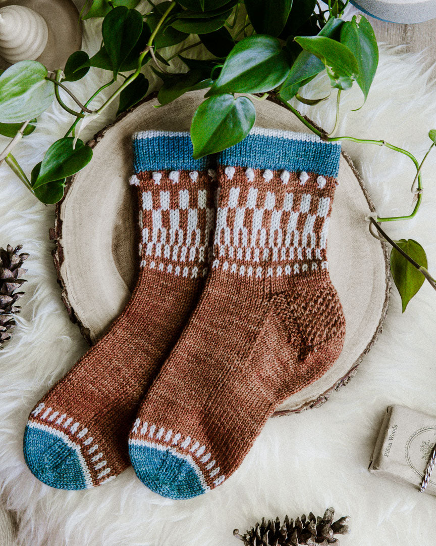 Dots & Dashes Socks - Knitting Pattern (PDF)