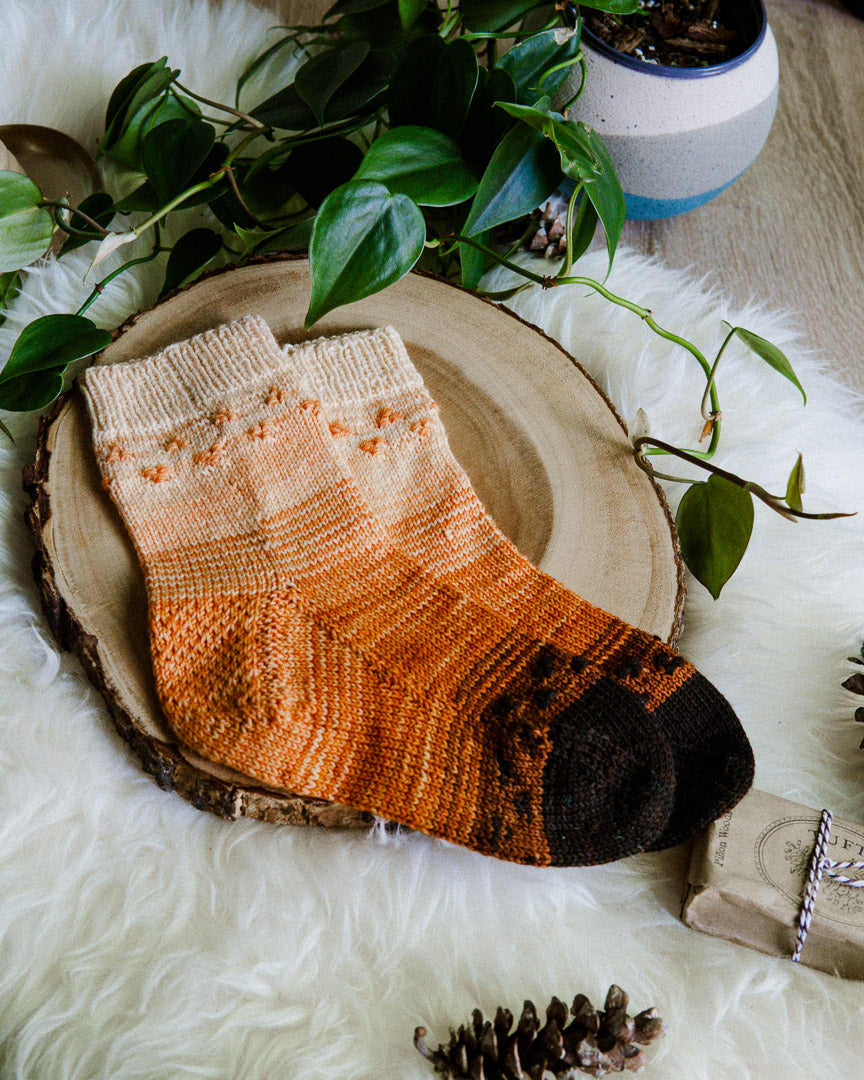 Boba Time Socks - Knitting Pattern (PDF)