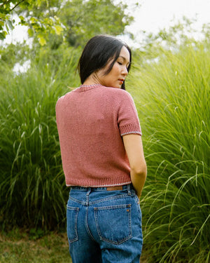 Raglan Tee Knitting Pattern | Coloring Book Tee| Aimee Sher