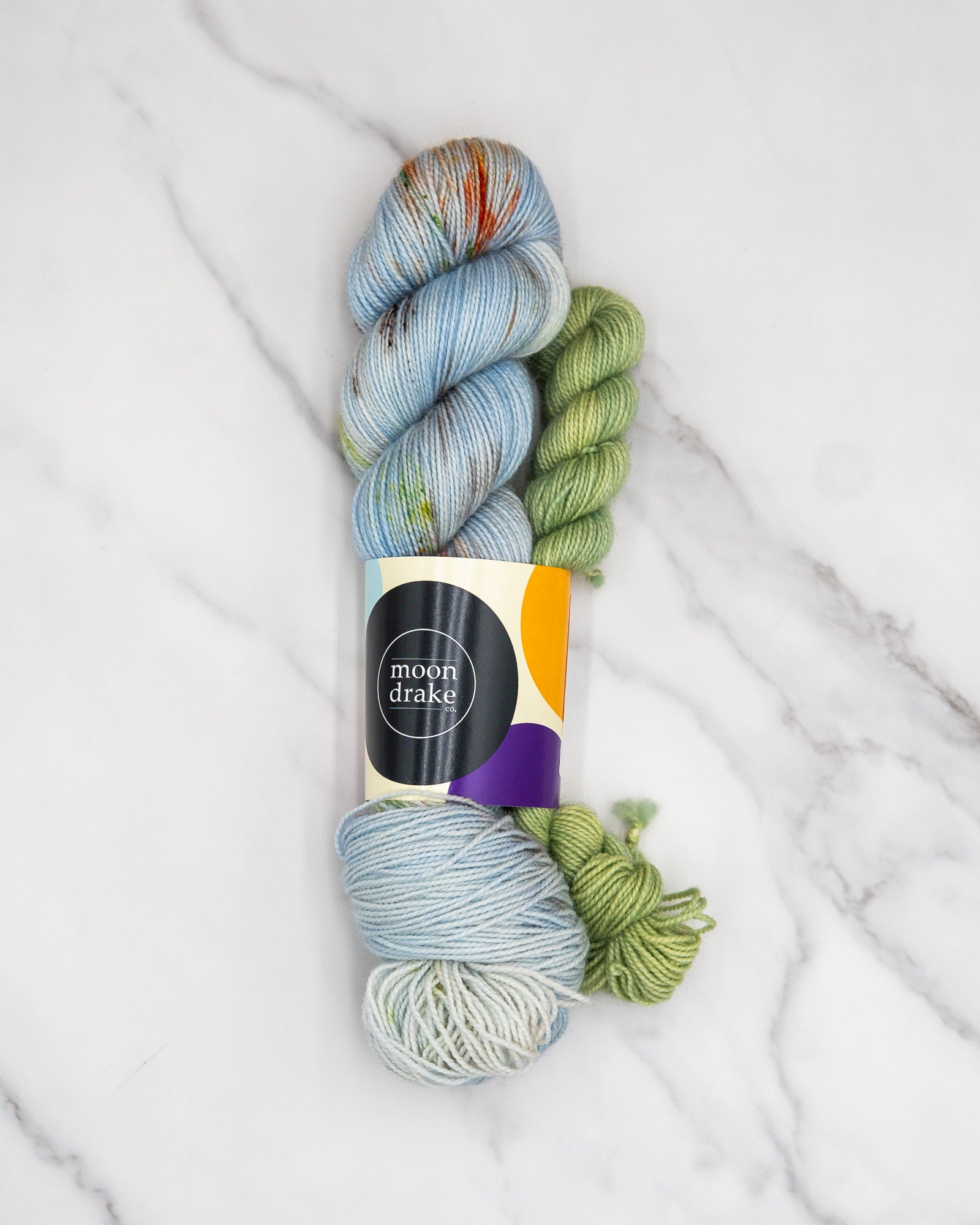 High Twist BFL Sock Set - Fingering Weight Yarn