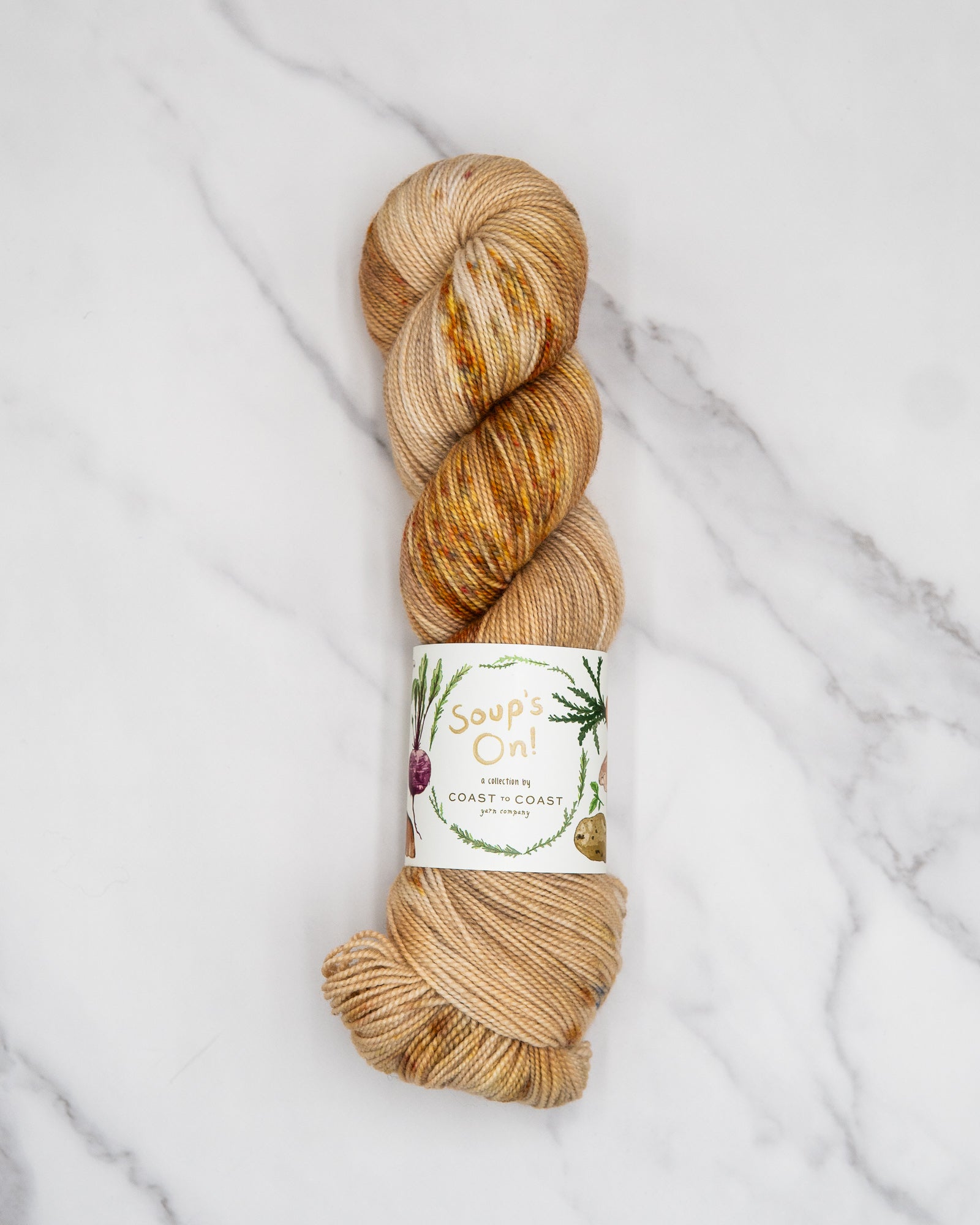 Clara's Playtime Mittens Light Kit - Natural Sock by Coast to Coast Yarn Co