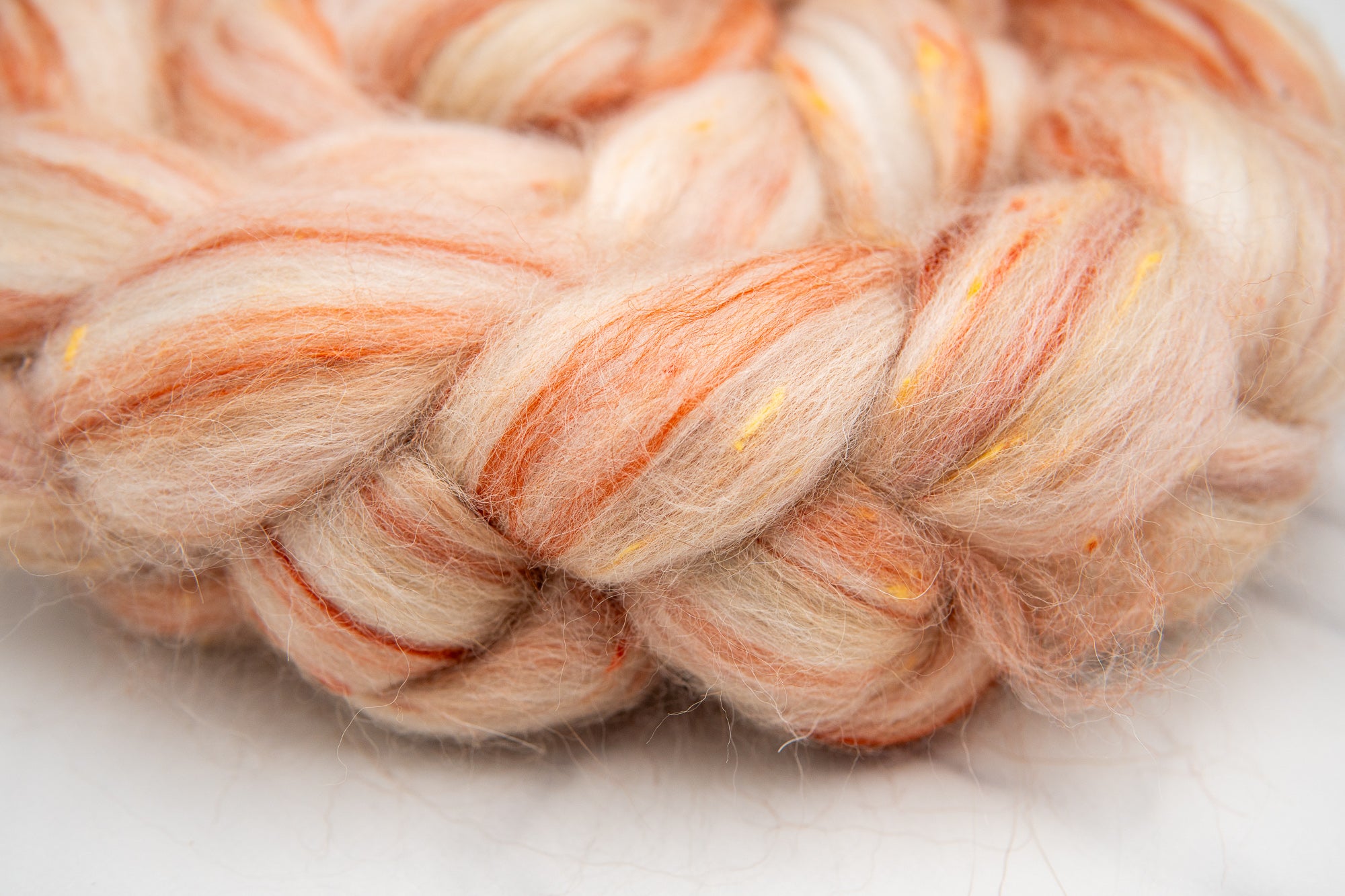 Peach Melba - Mill-blend combed top