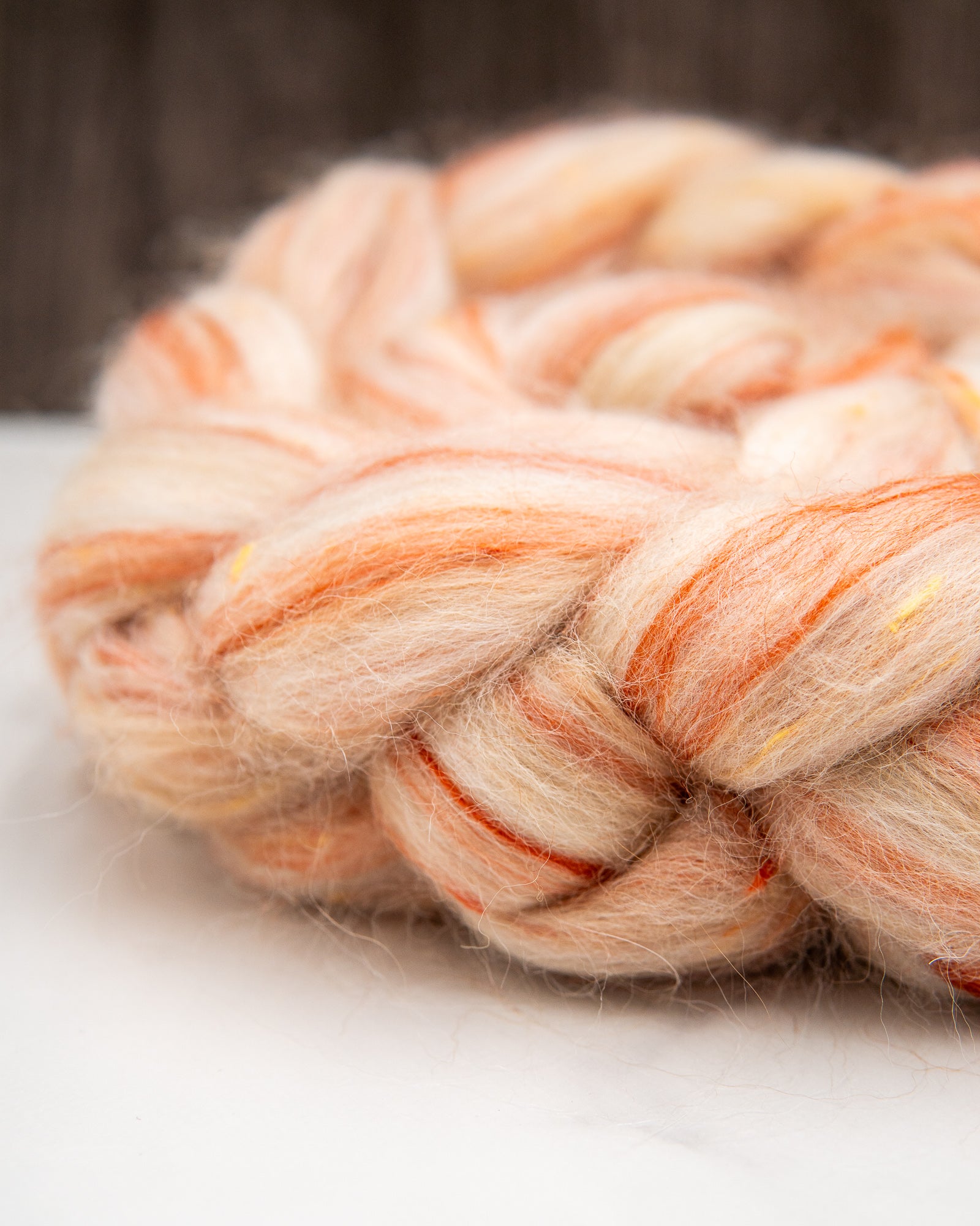 Peach Melba - Mill-blend combed top