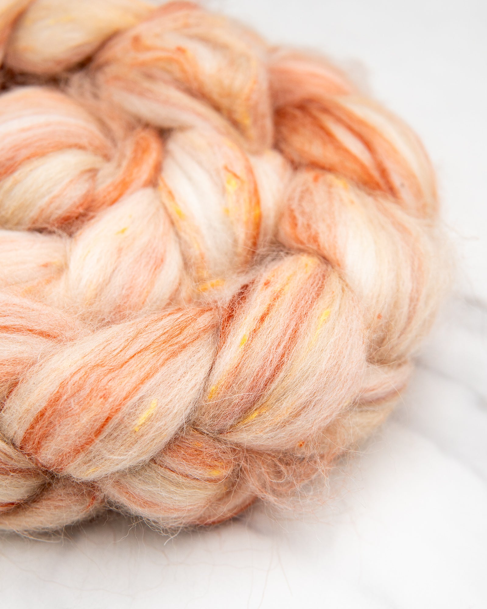 Peach Melba - Mill-blend combed top