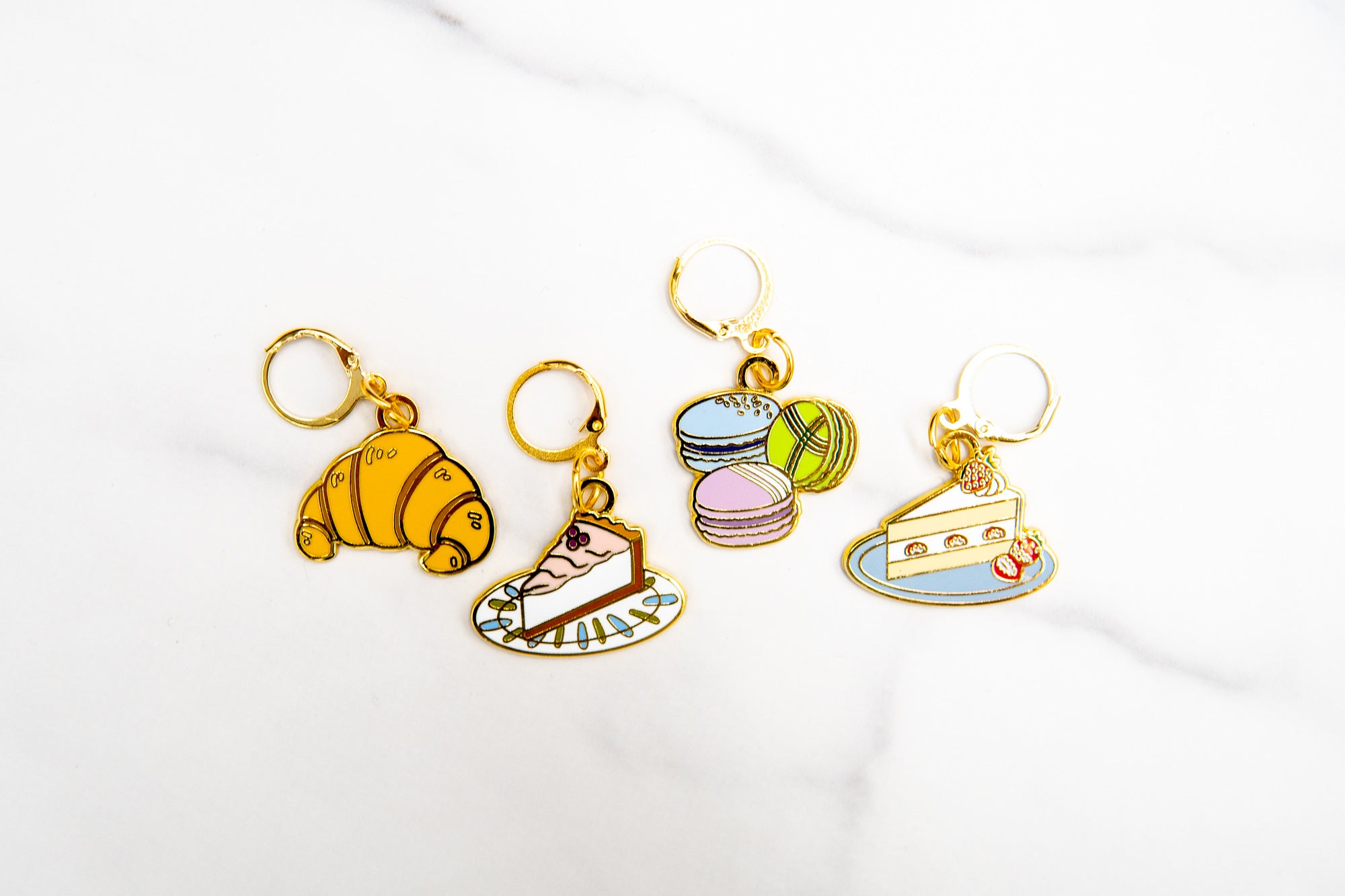 Pastries Removable Stitch Marker Set of 4