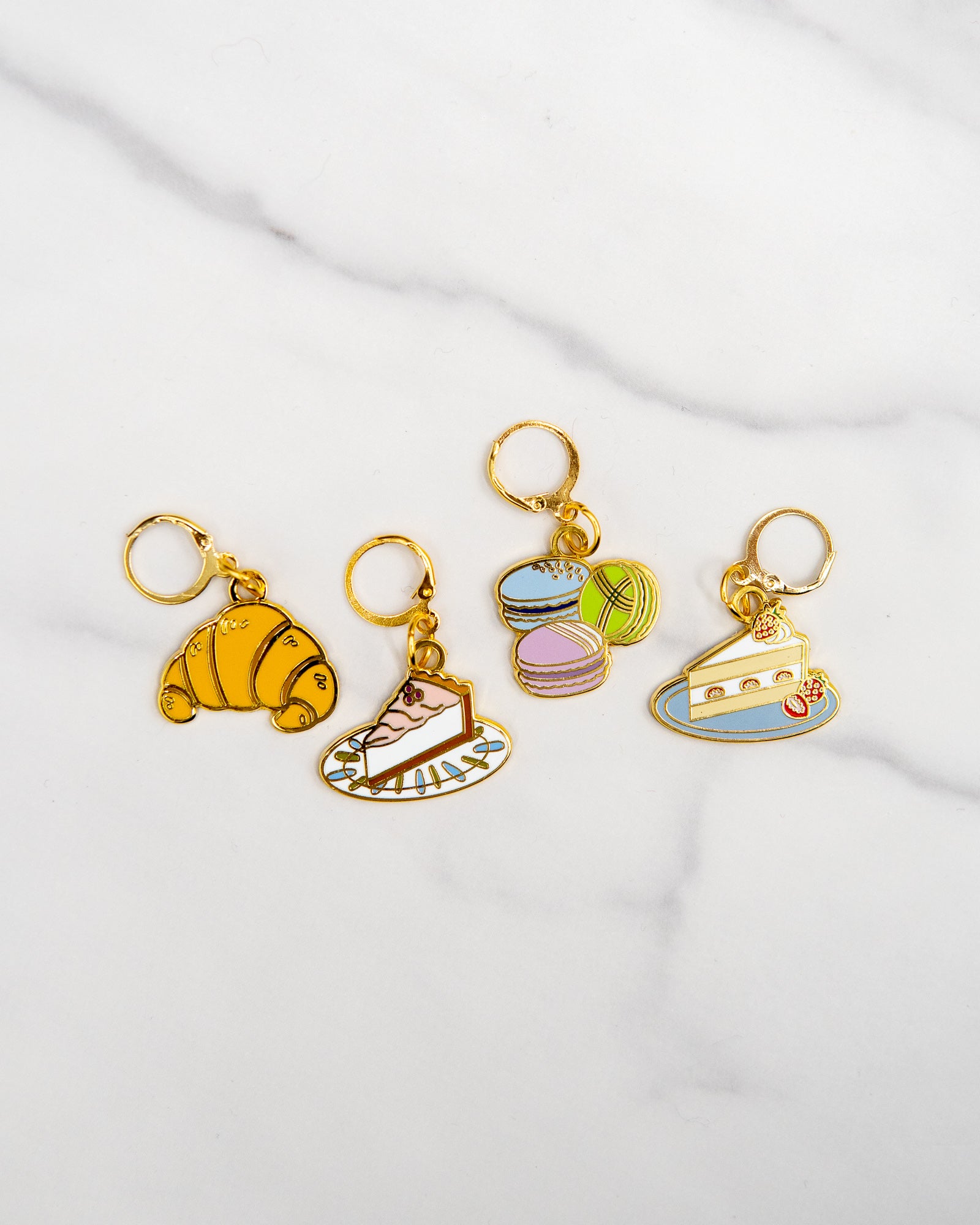 Pastries Removable Stitch Marker Set of 4