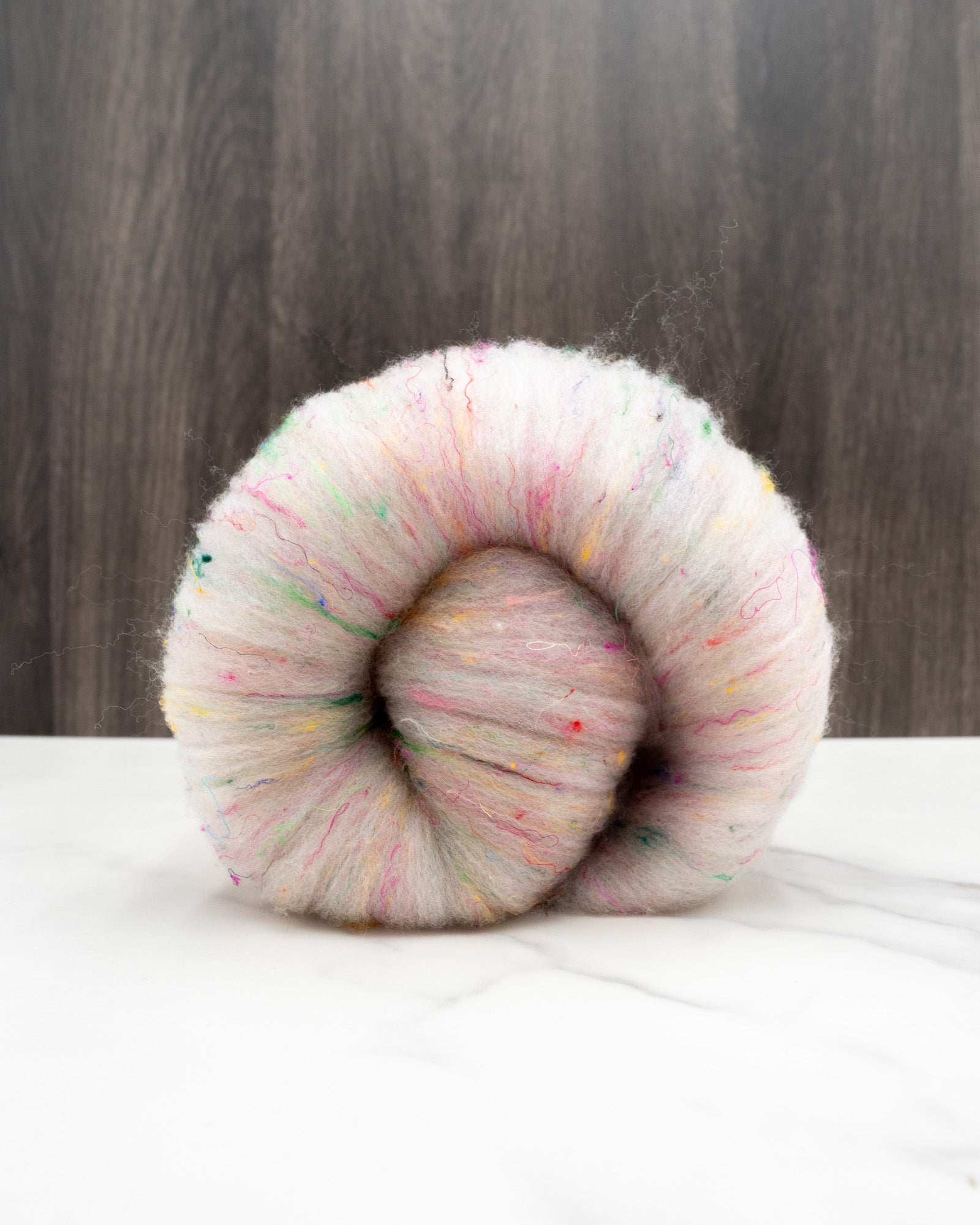 Pearl with Festivities - 20 Micron Merino Batt