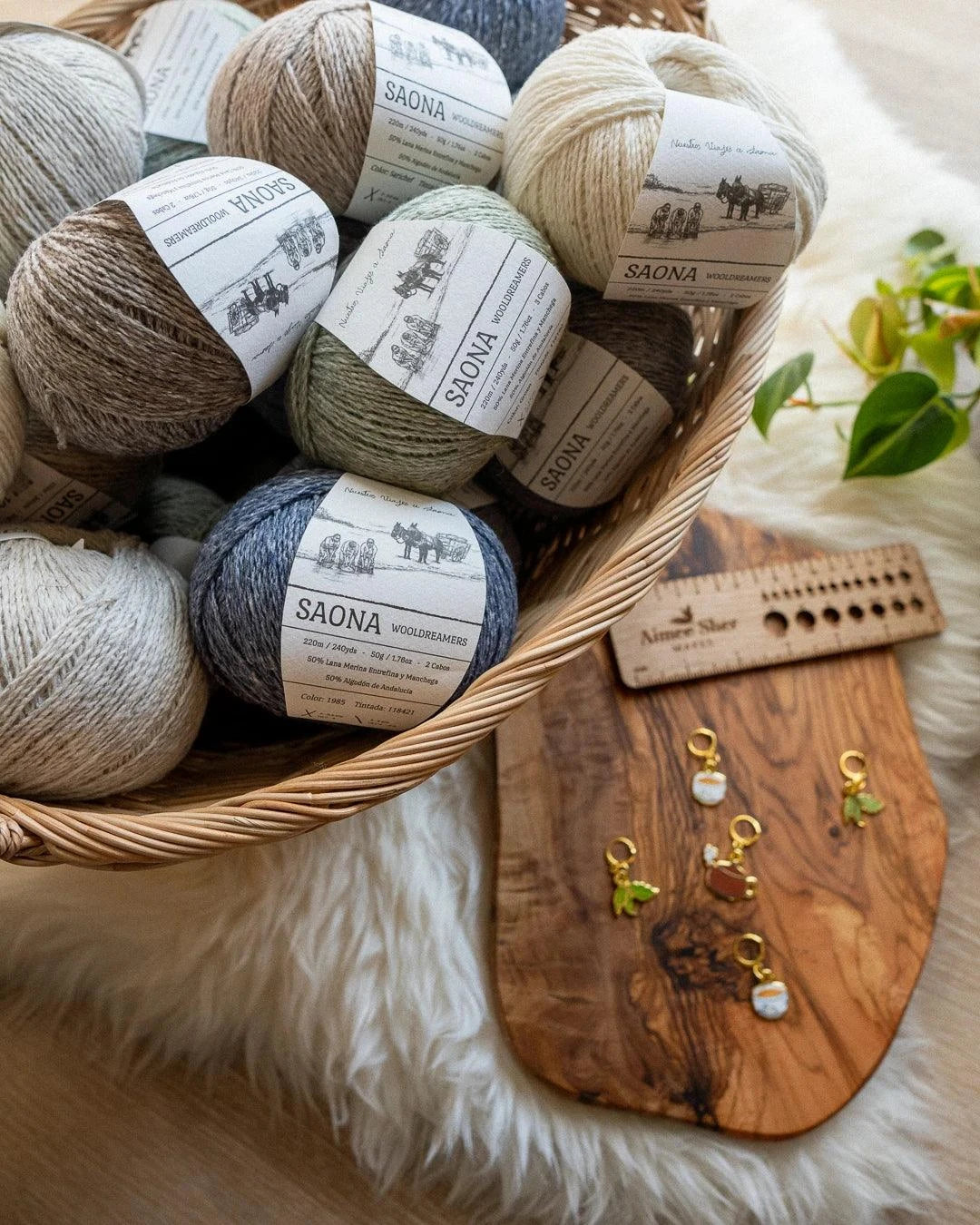 Saona - Cotton/Wool Fingering Weight Yarn - Aimee Sher Makes