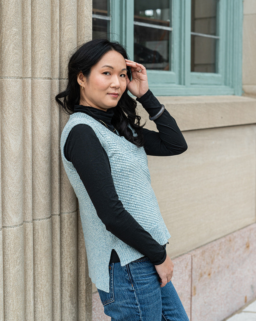 Reading Room Slipover - Knitting Pattern (PDF)