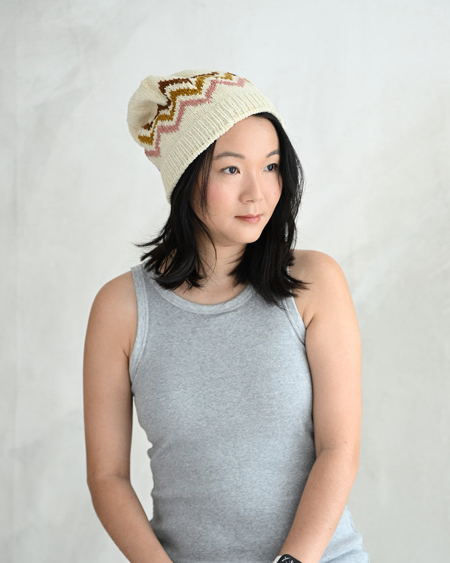 Zig Zag Along Hat - Knitting Pattern (PDF)