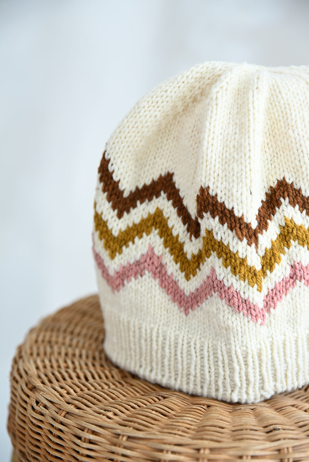 Zig Zag Along Hat - Knitting Pattern (PDF)