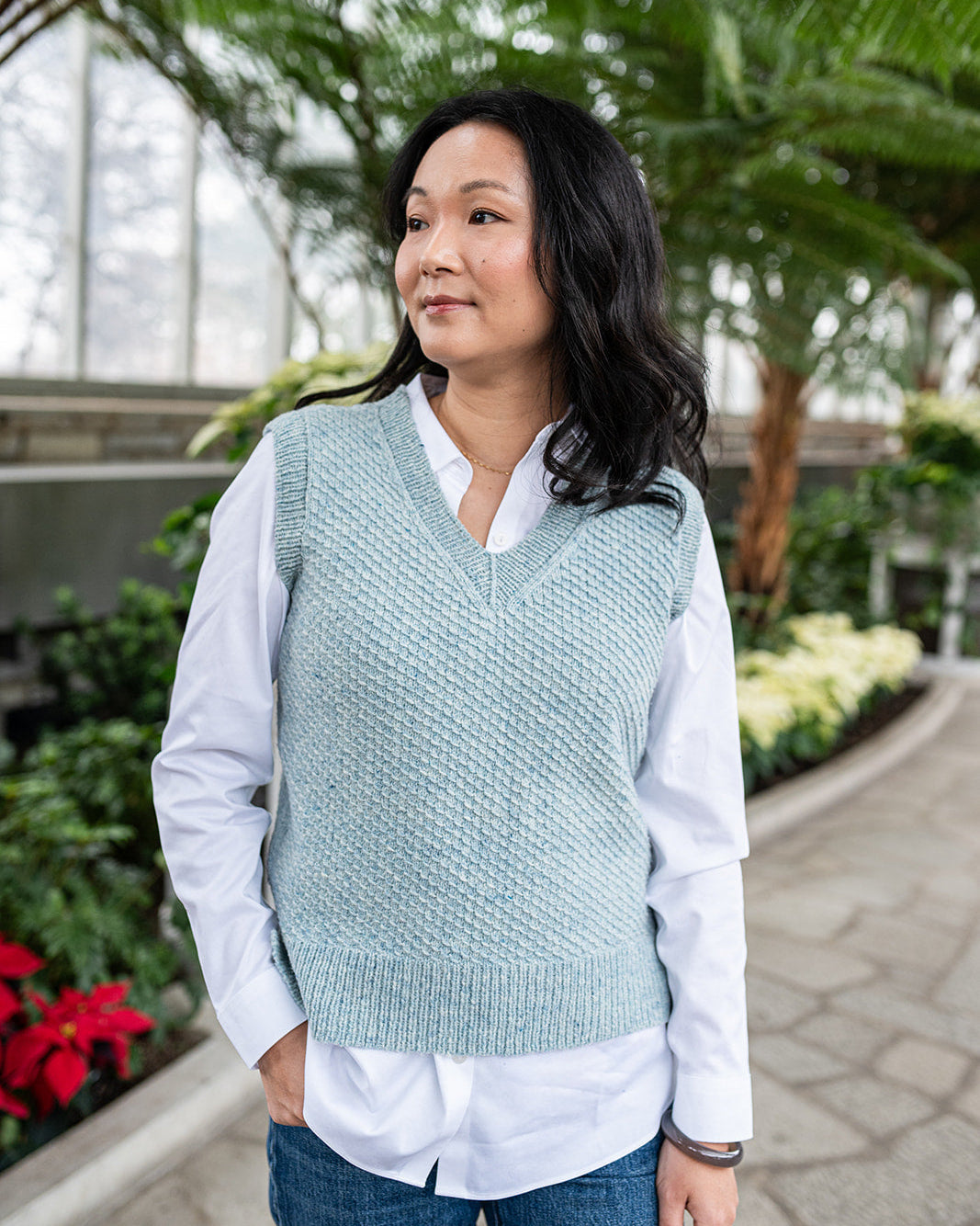 Reading Room Slipover - Knitting Pattern (PDF)