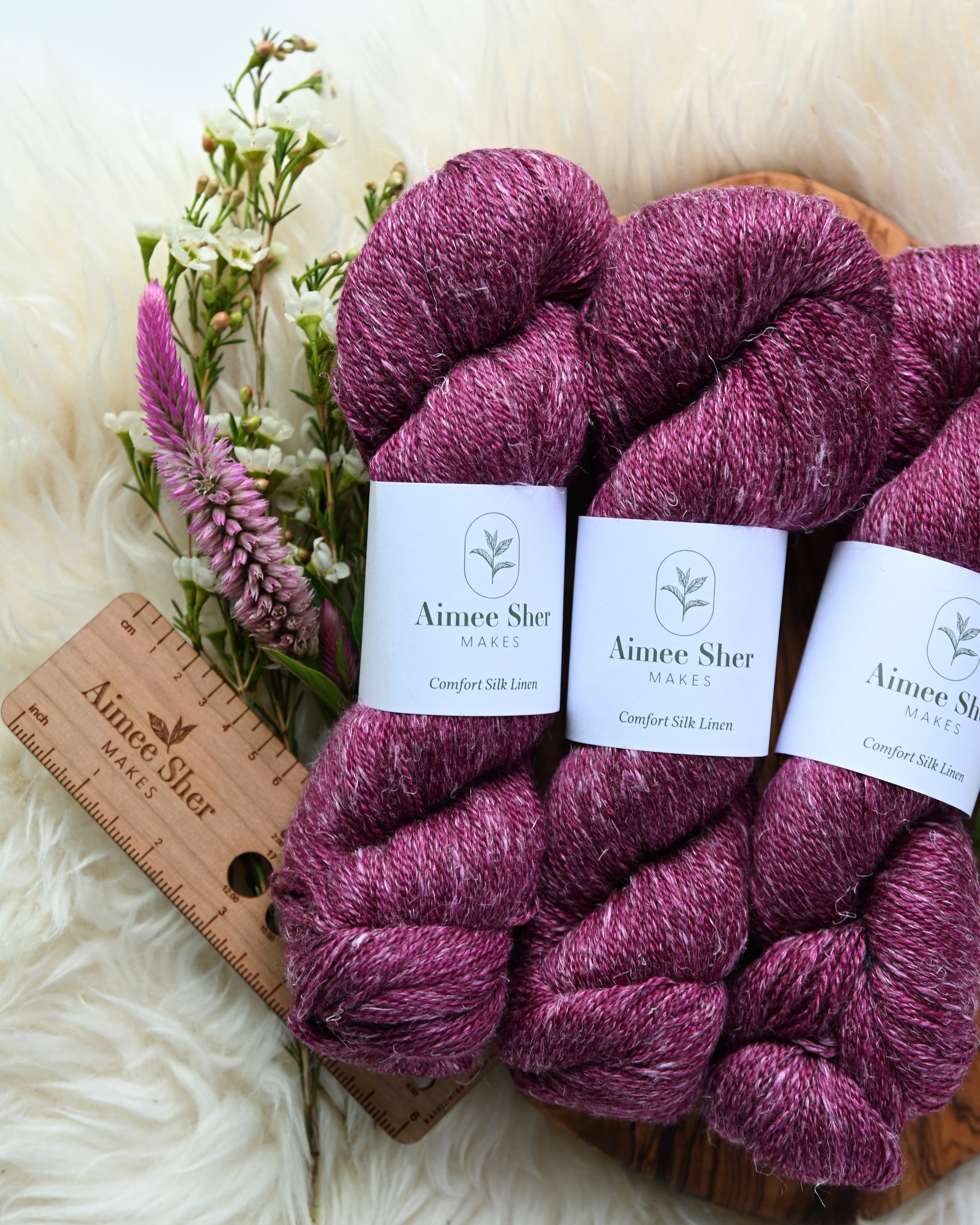 Comfort Silk Linen - Fingering weight yarn