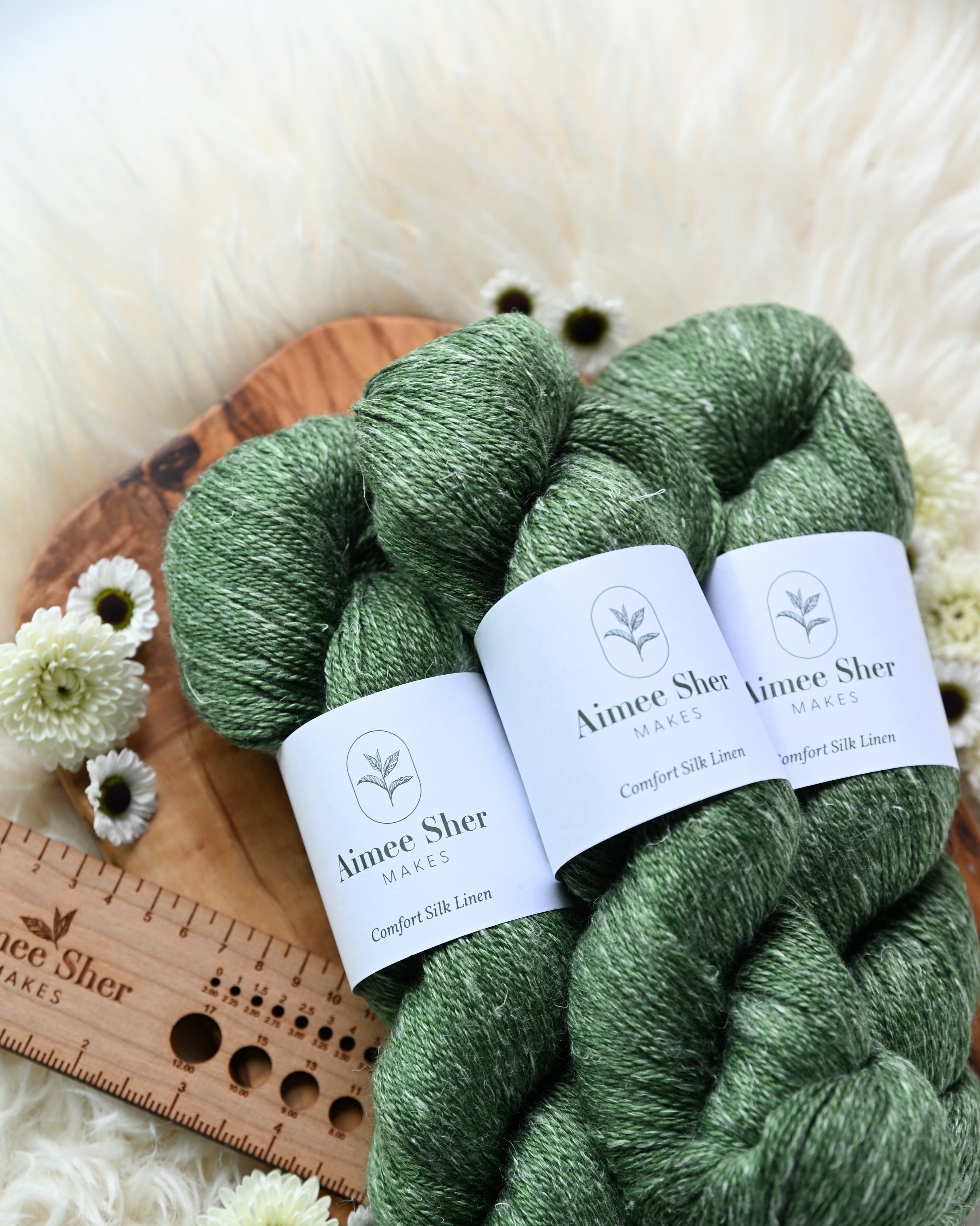 Comfort Silk Linen - Fingering weight yarn