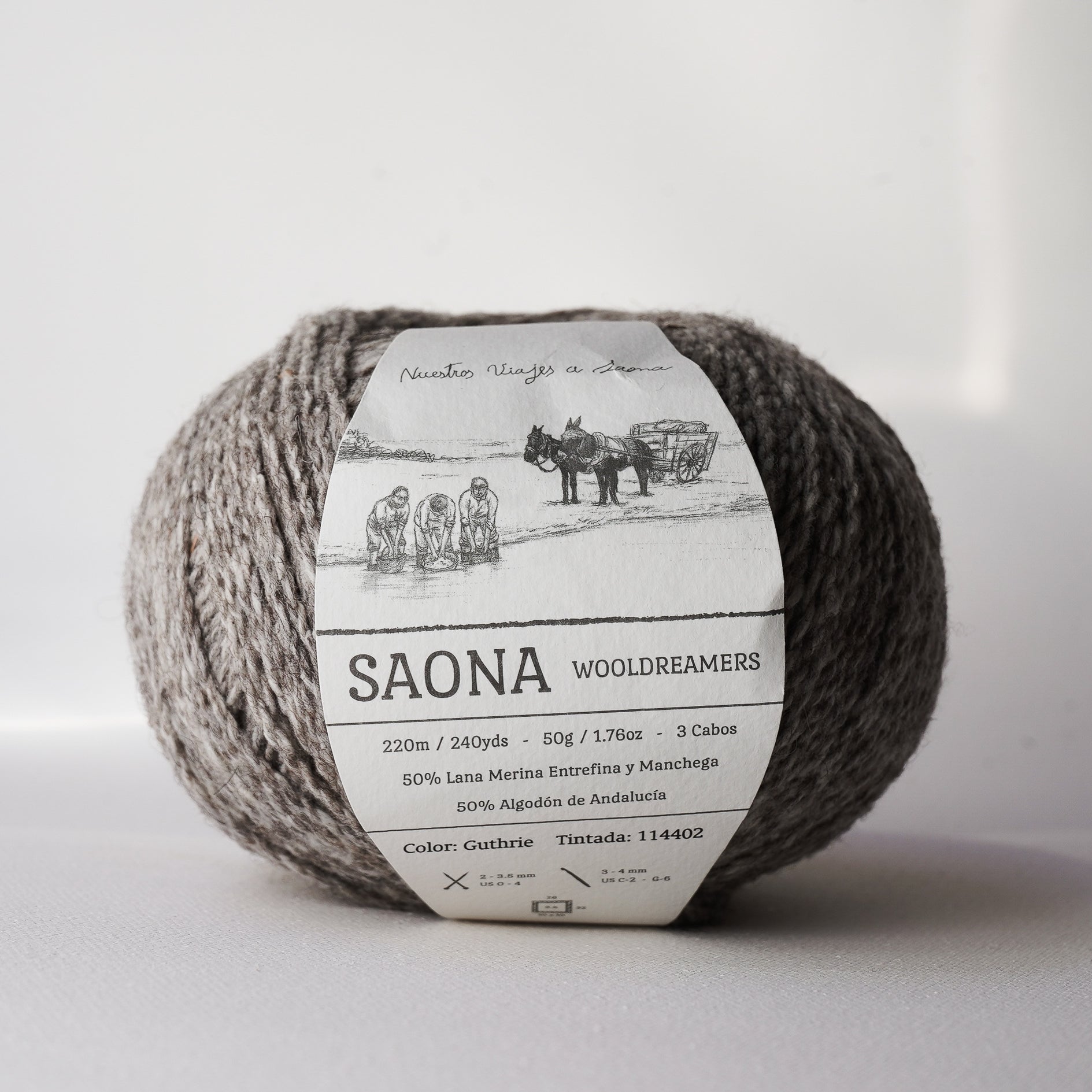 Saona - Cotton/Wool Fingering Weight Yarn