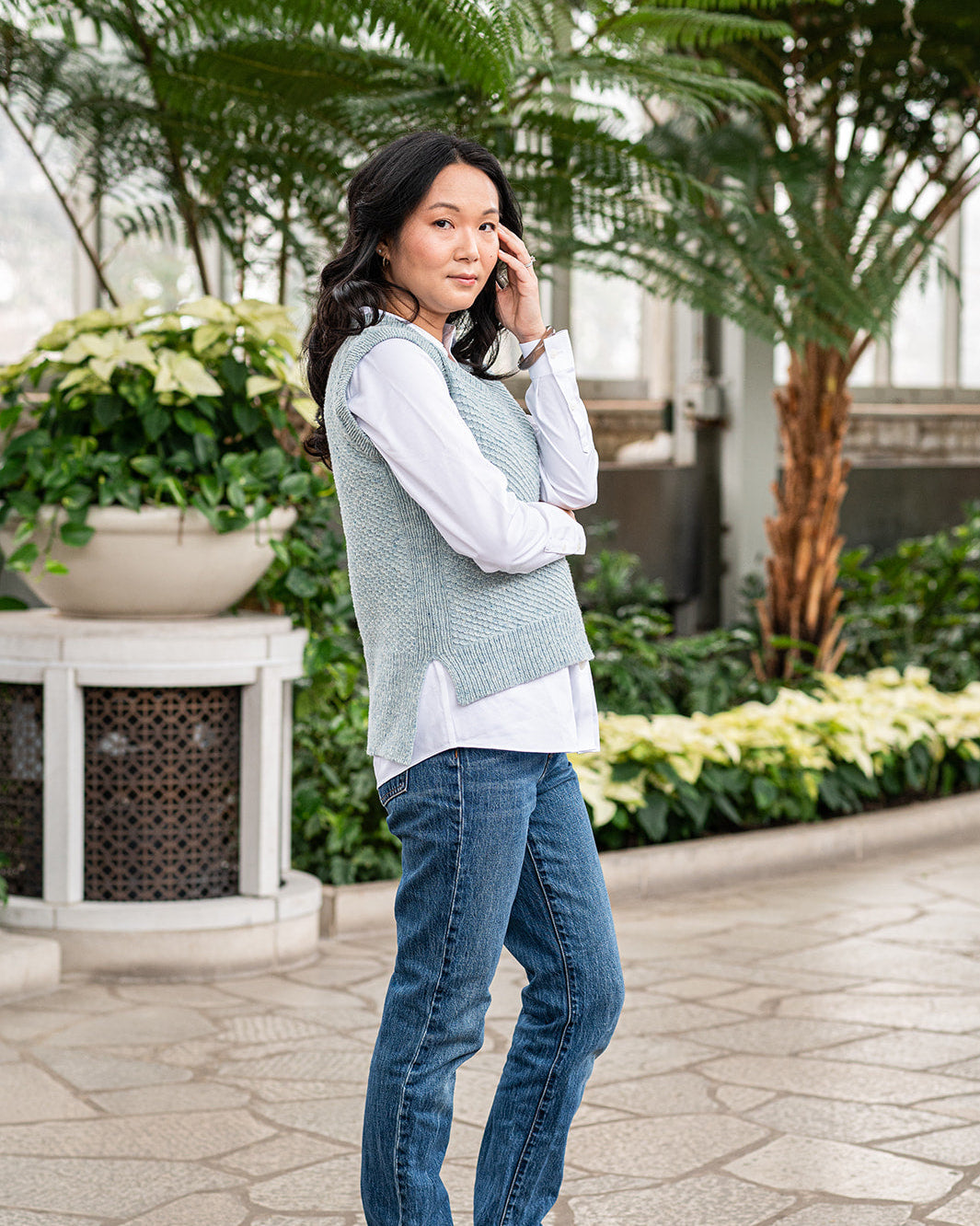 Reading Room Slipover - Knitting Pattern (PDF)