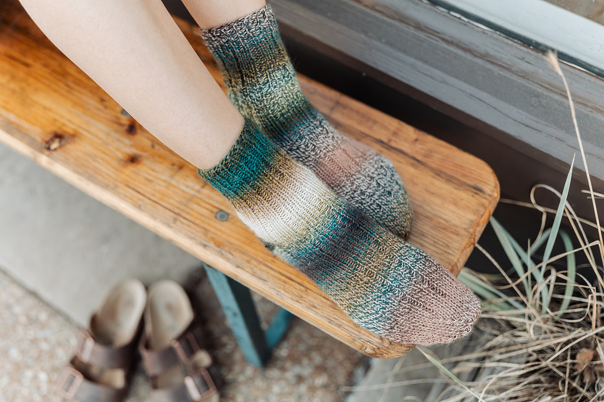 Cafe Socks DK - Free Knitting Pattern (PDF)